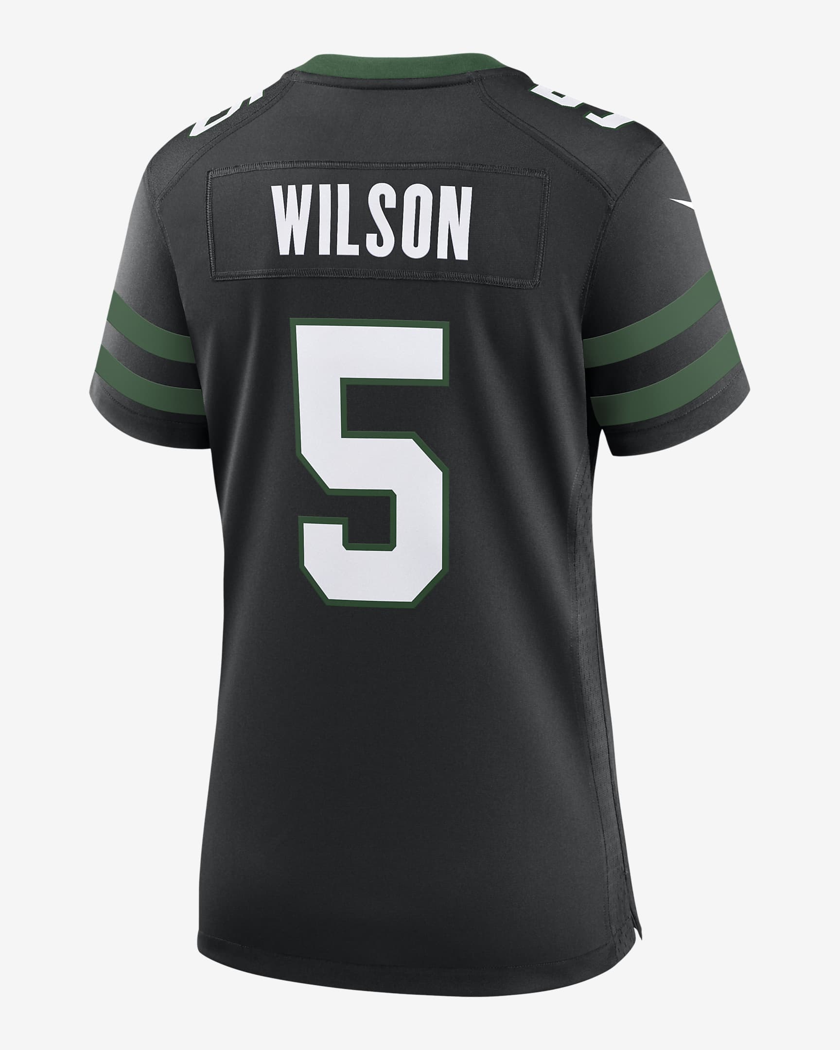 Jersey de fútbol americano Nike de la NFL Game para mujer Garrett Wilson New York Jets.