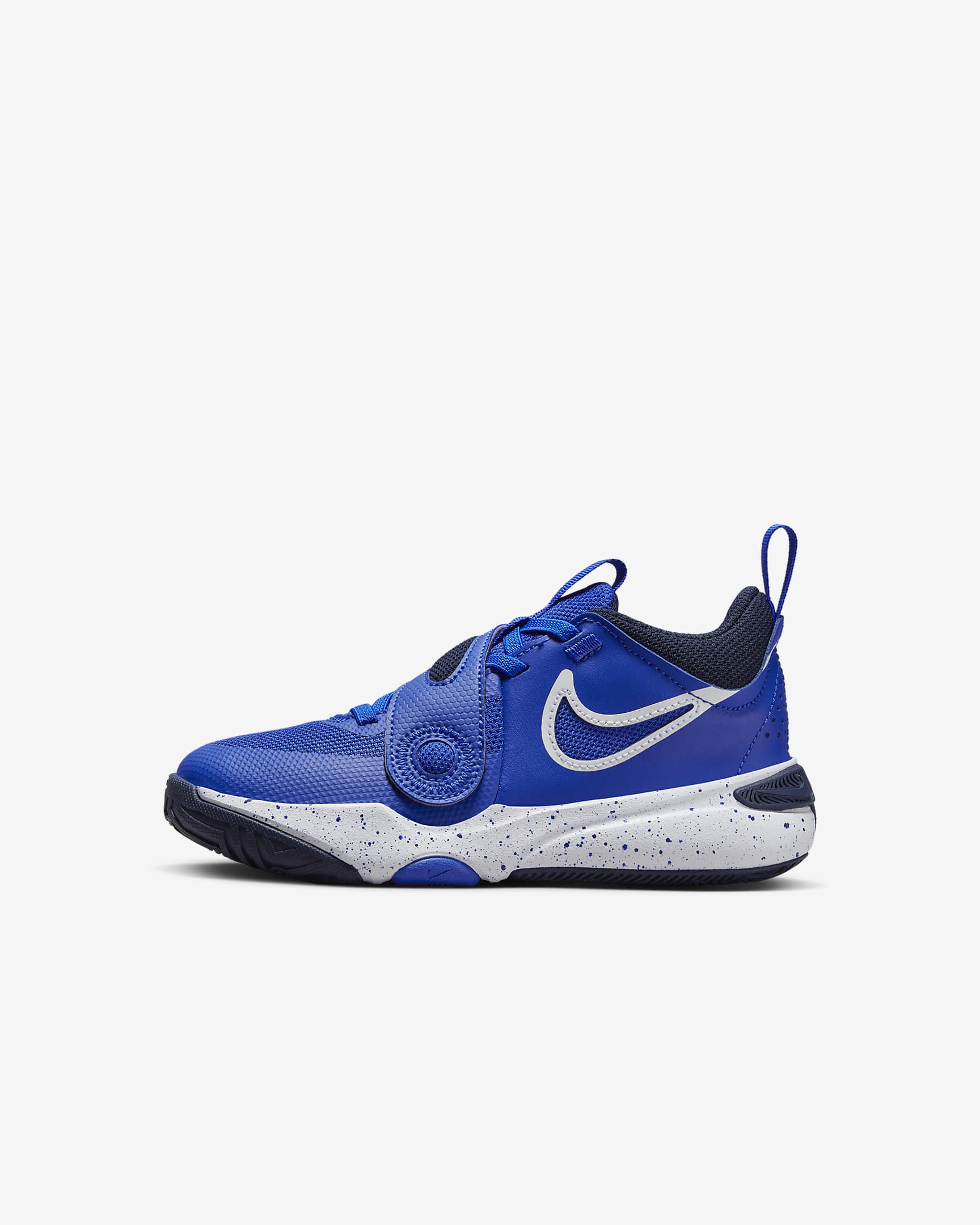 Nike Team Hustle D 11 Younger Kids' Shoes - Hyper Royal/Obsidian/White/White