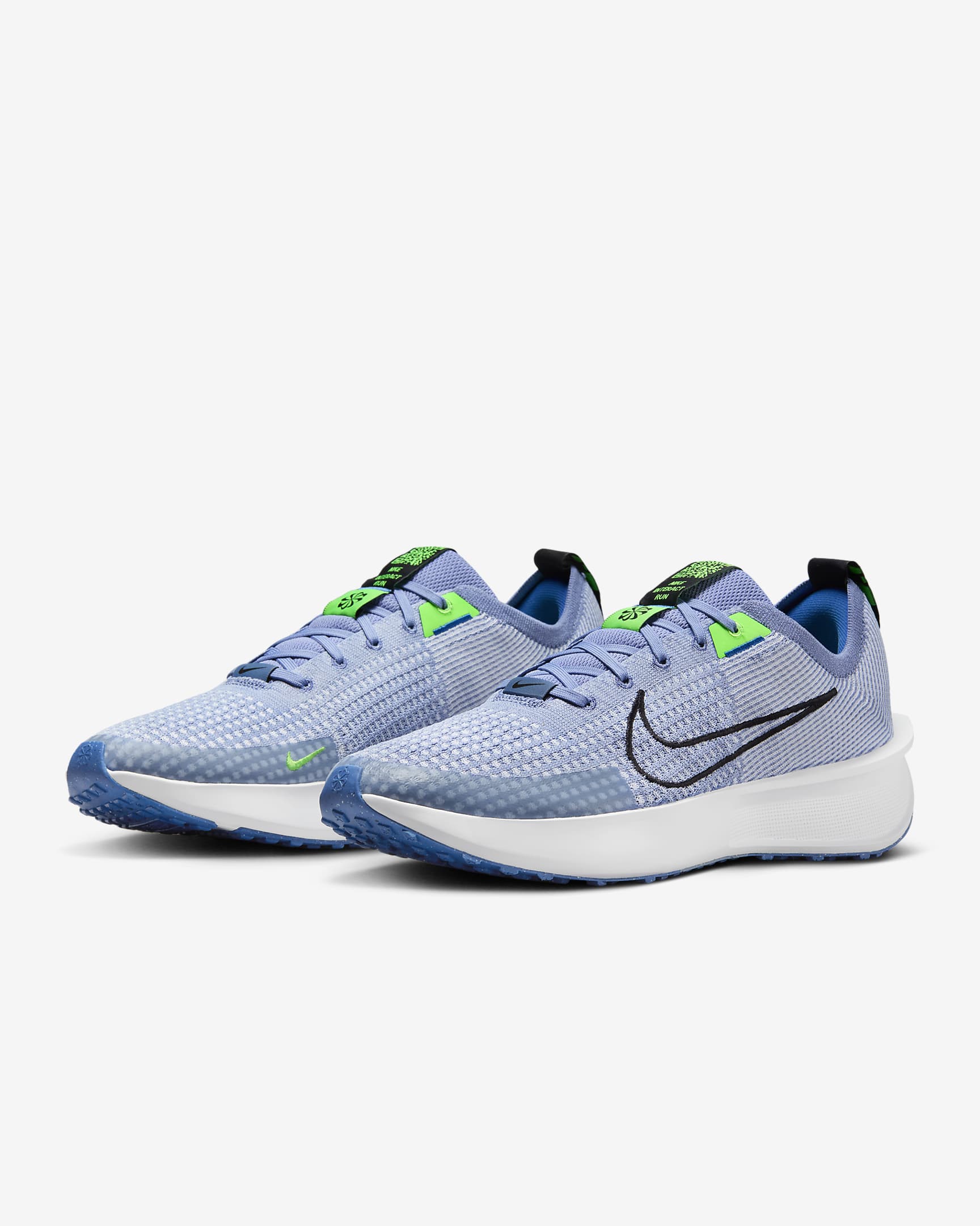 Nike Interact Run 男款路跑鞋 - Ashen Slate/Football Grey/Star Blue/黑色