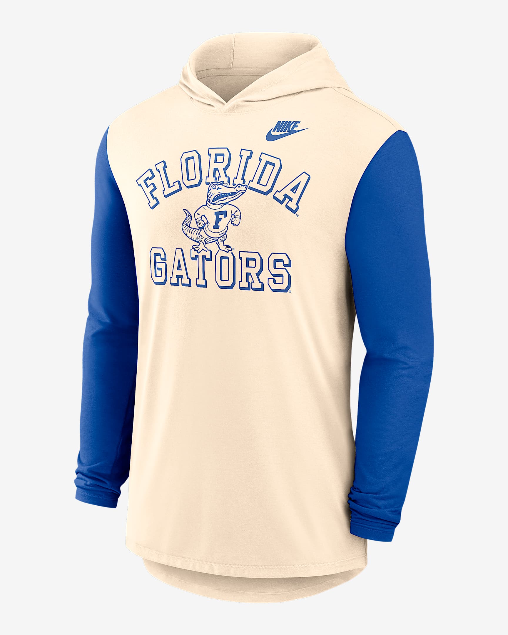 Florida Legacy Men's Nike Dri-FIT College Long-Sleeve Hooded T-Shirt - Natural