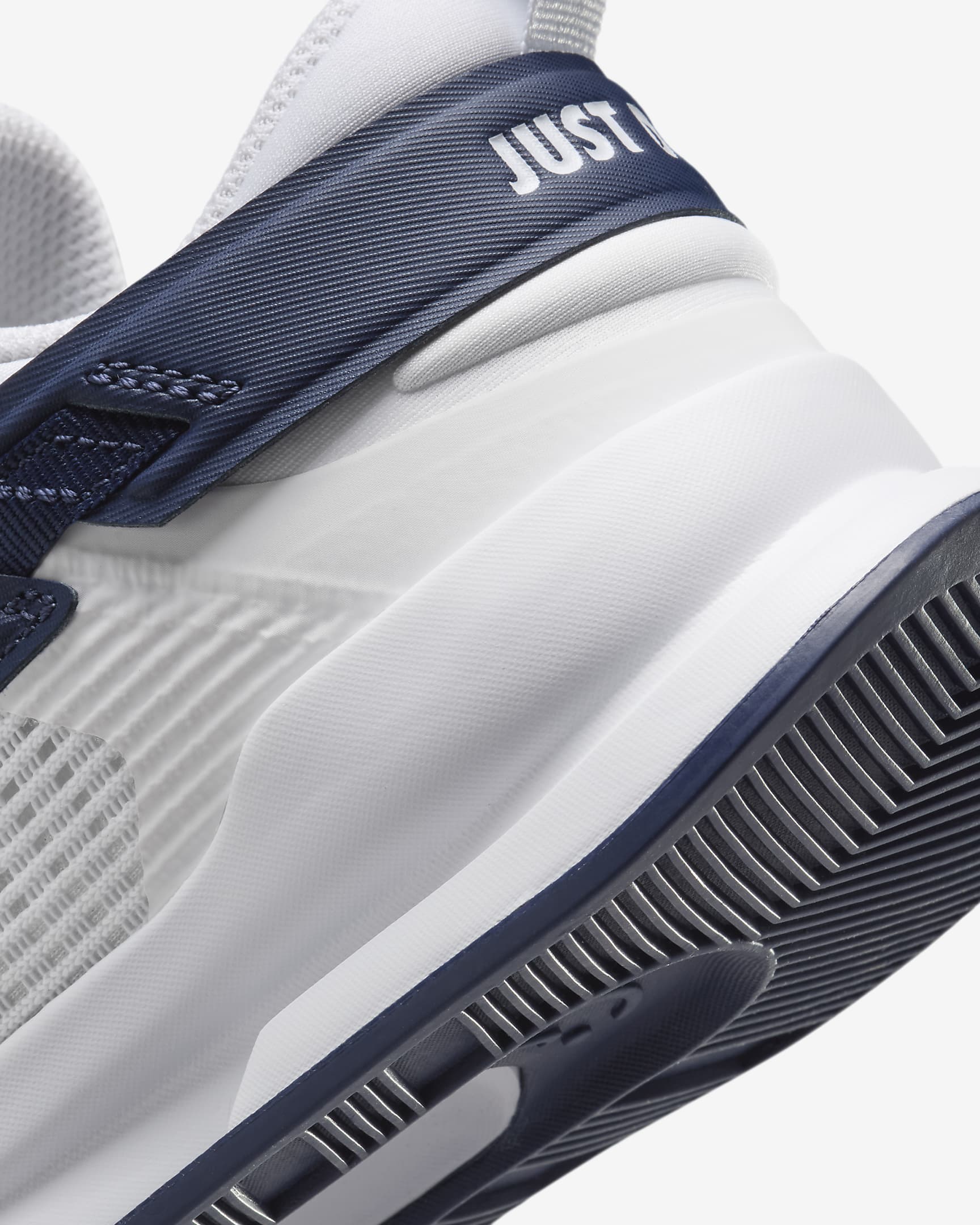 Nike Crosscourt sko til små/store barn - Hvit/Midnight Navy/Light Silver