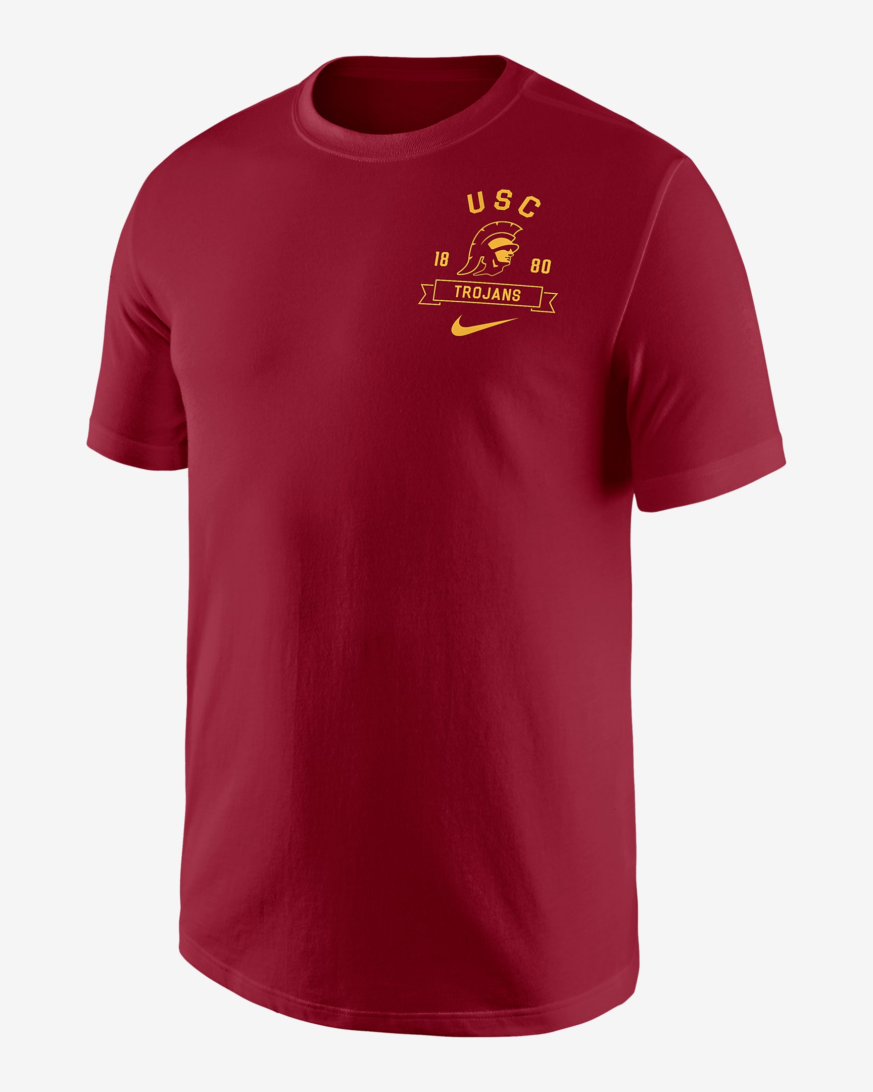 Playera universitaria Nike Max90 para hombre USC - Carmesí team