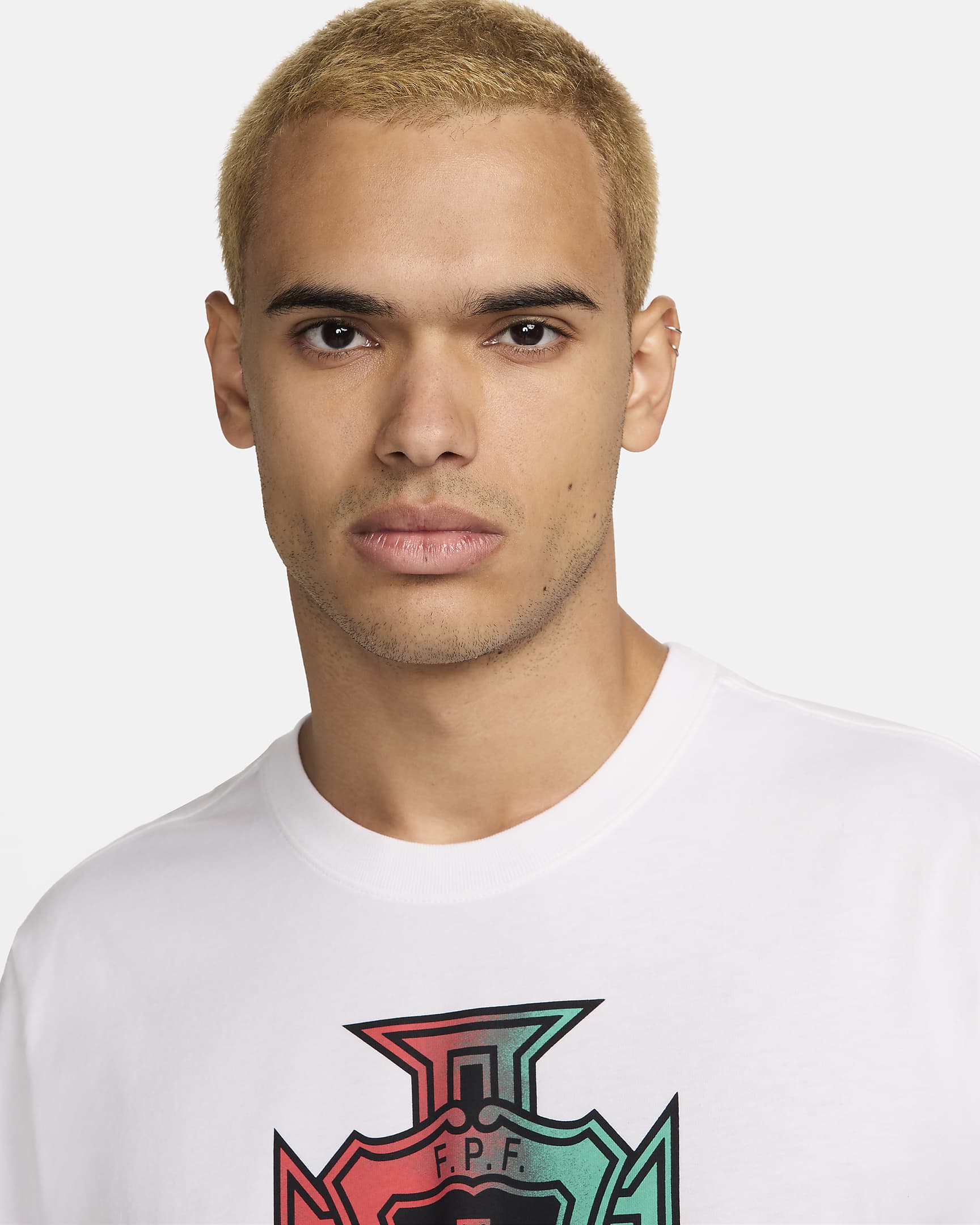 Portugal Nike Fußball-T-Shirt (Herren) - Weiß