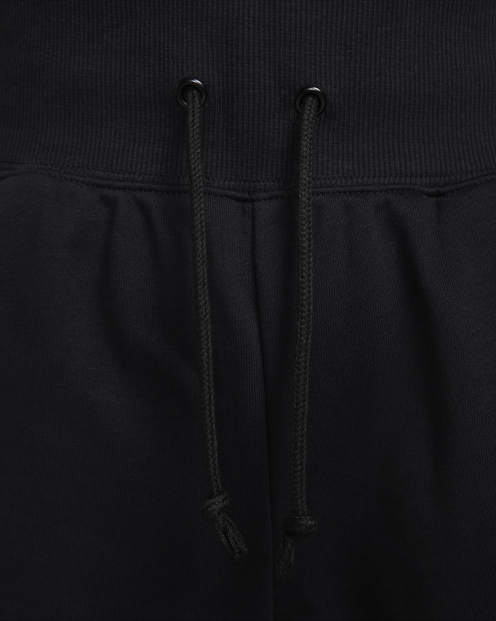 Nike Sportswear Phoenix Fleece Women's High-Waisted Loose French Terry Shorts - Black/Sail