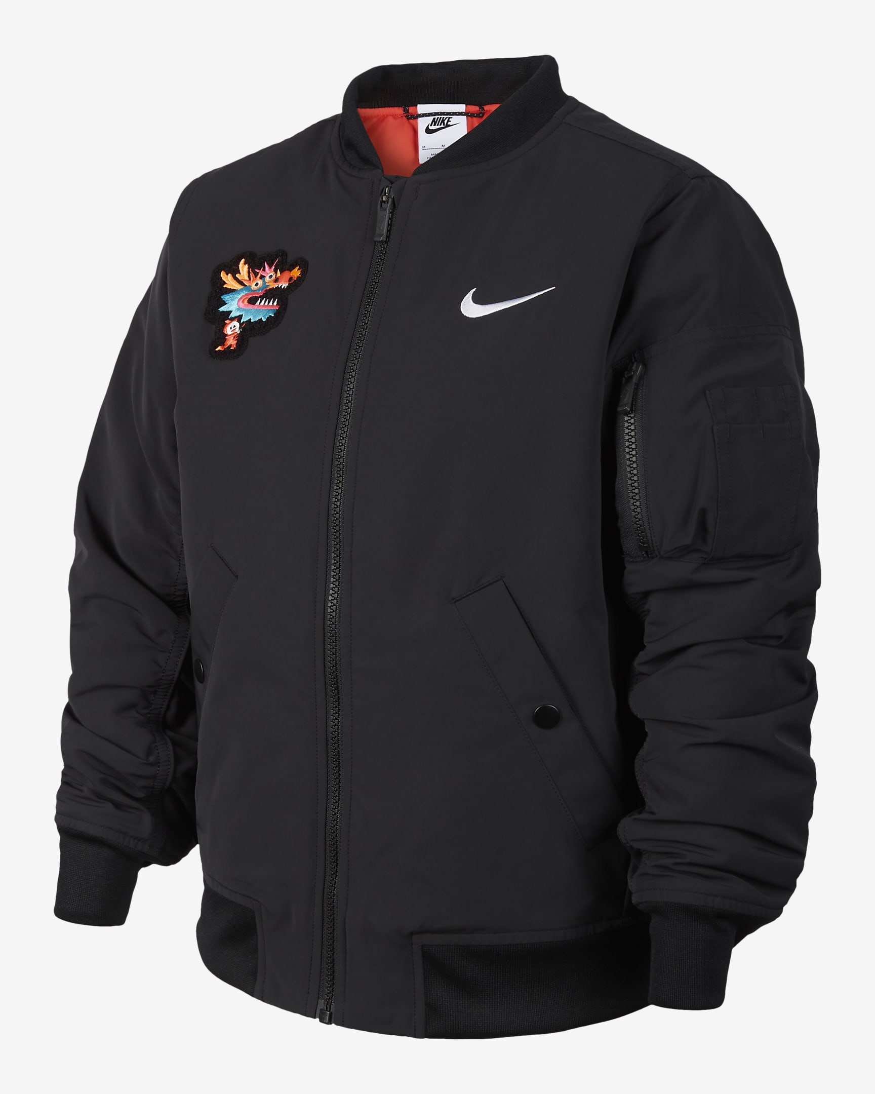 Nike Sportswear "LNY" Big Kids' Varsity Jacket - Black