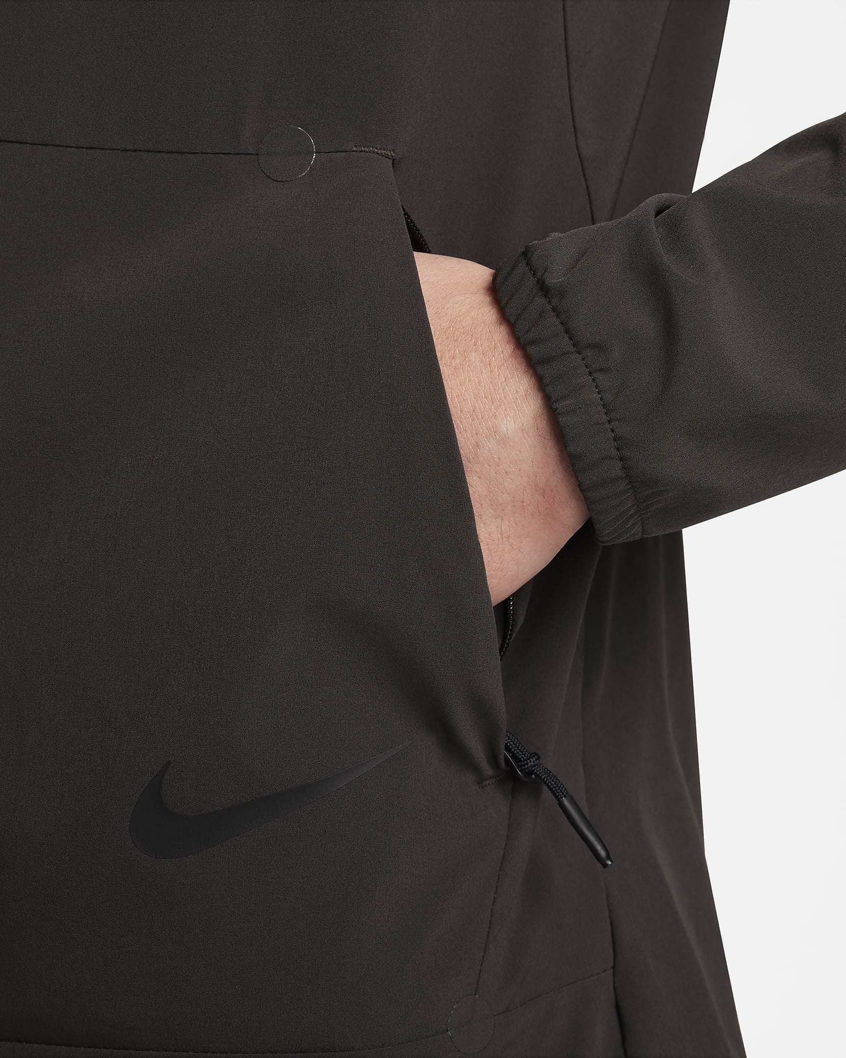 Nike Unlimited Men's Repel Jacket - Velvet Brown/Black/Black/Velvet Brown