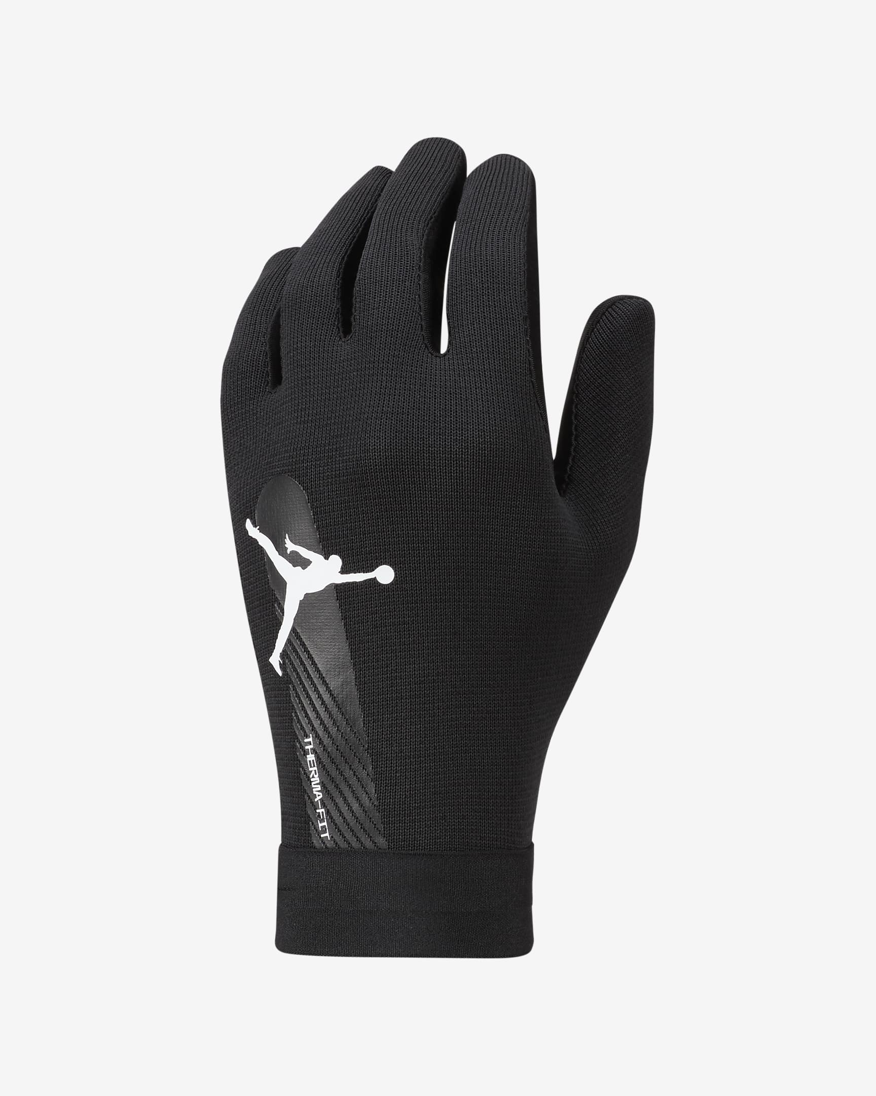 Paris Saint-Germain Academy Jordan Therma-FIT Soccer Gloves - Black/Black/White