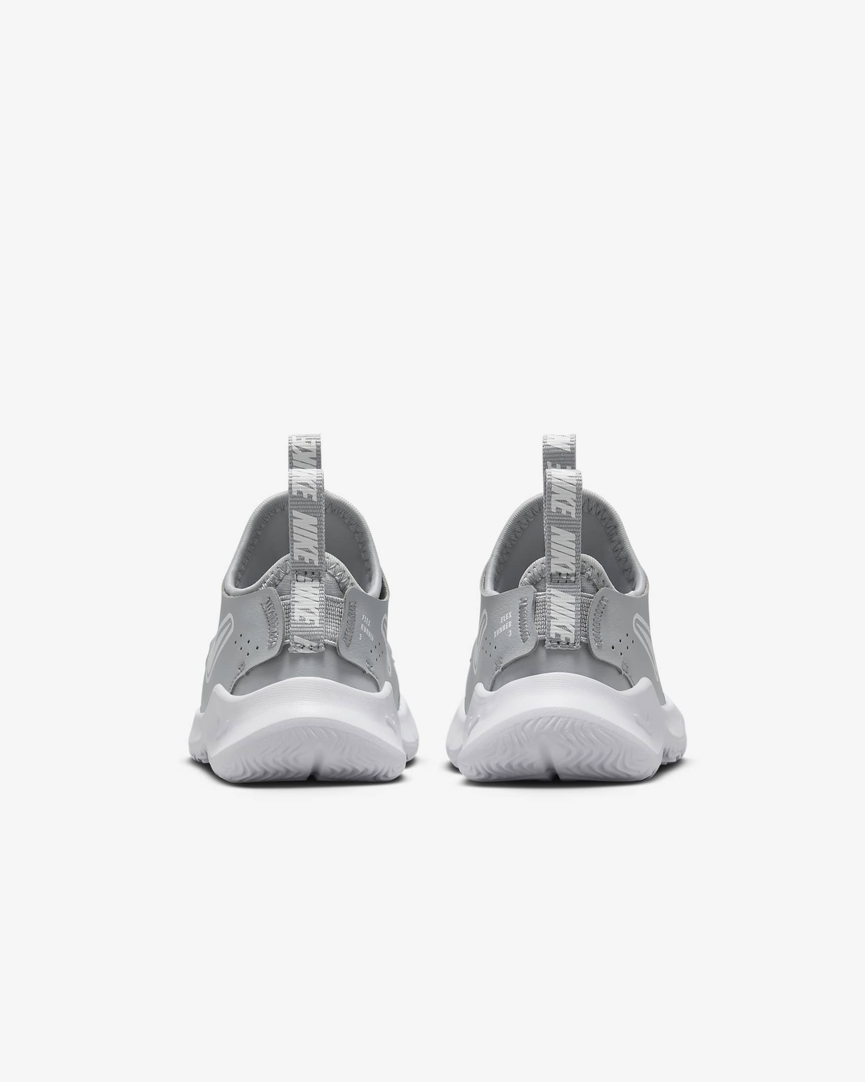 Nike Flex Runner 3 Schuh für Babys und Kleinkinder - Wolf Grey/Weiß