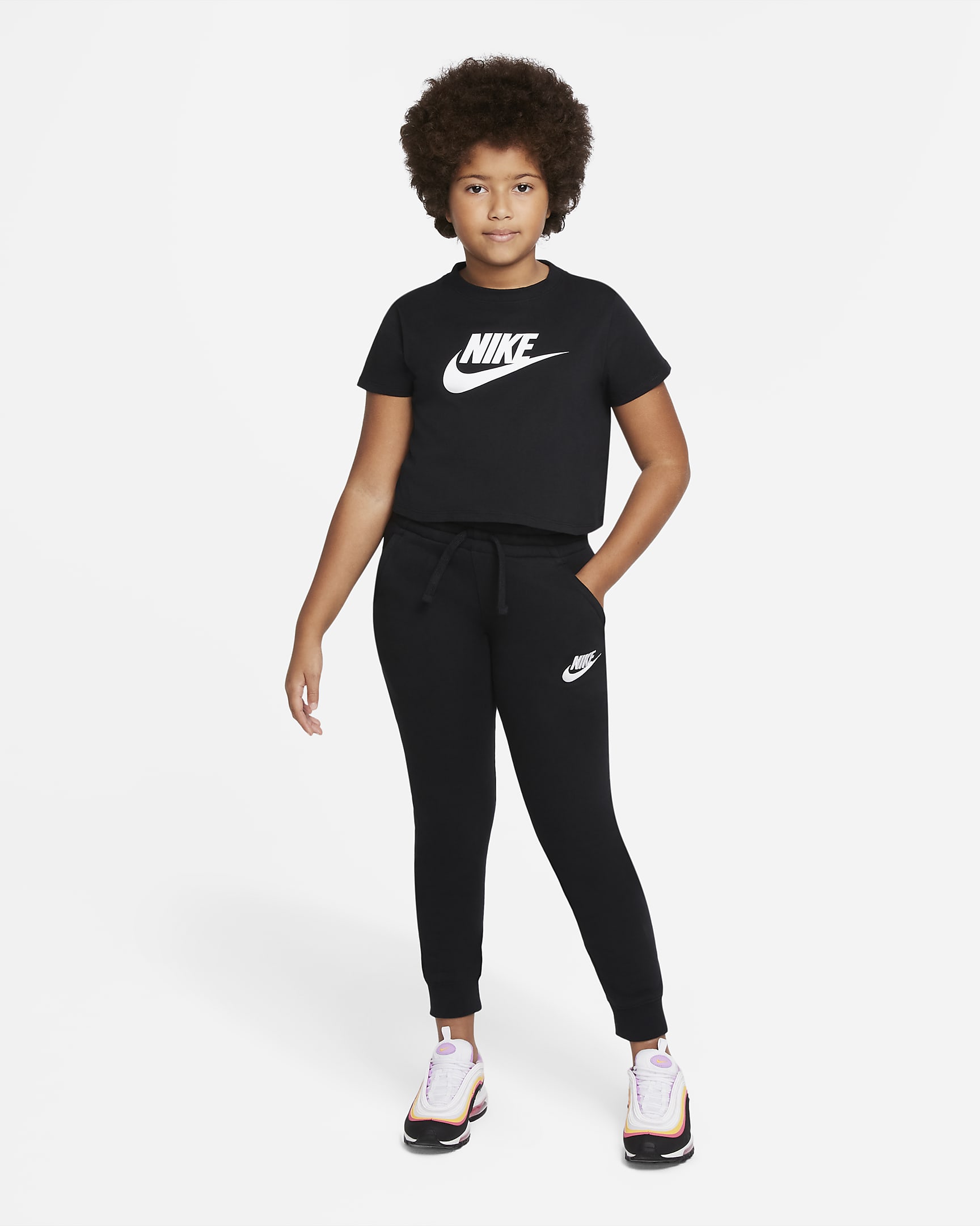 Nike Sportswear Big Kids' (Girls') Cropped T-Shirt. Nike.com