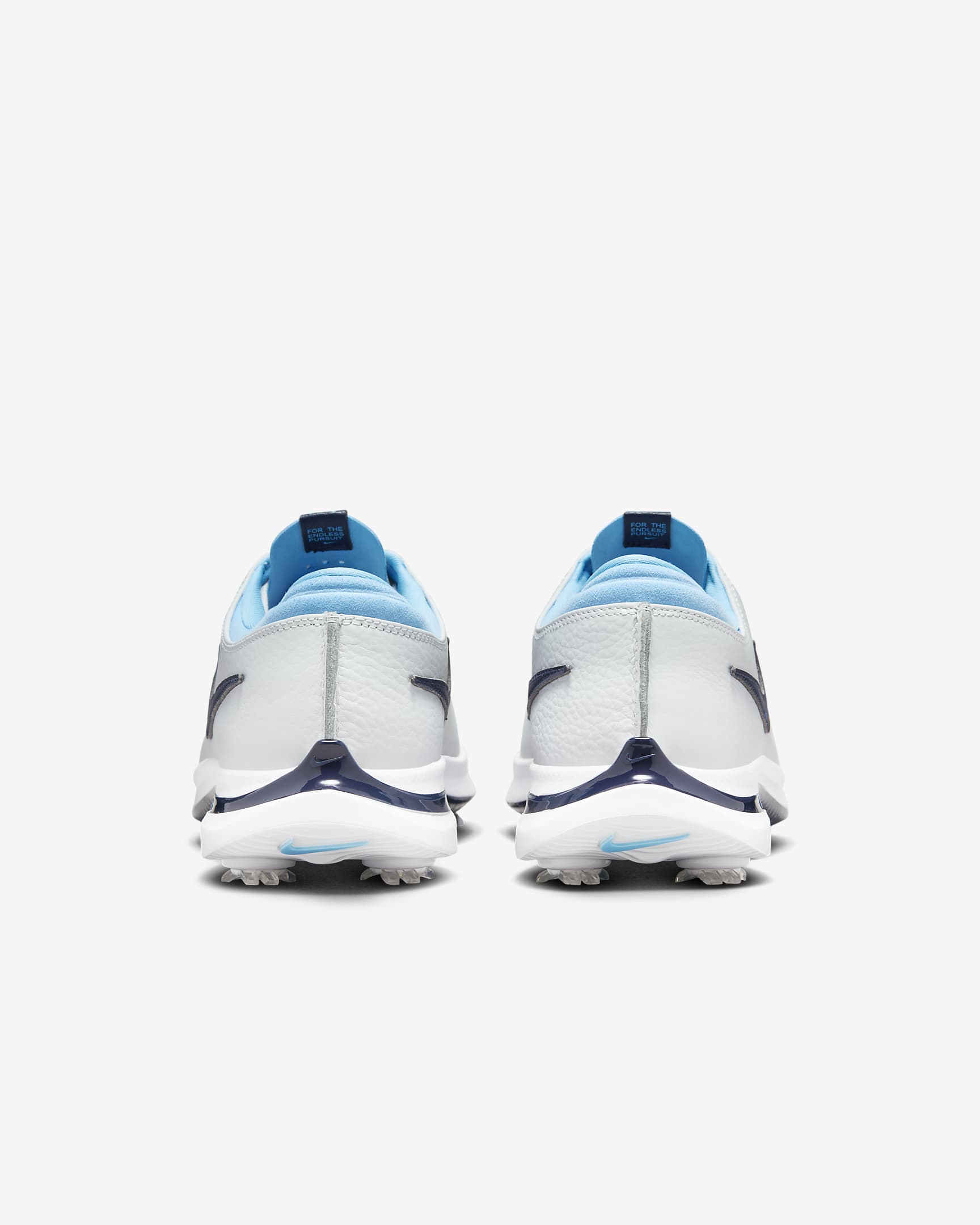 Tenis de golf para hombre Nike Air Zoom Victory Tour 3 - Platino puro/Blanco/Azul acuario/Obsidiana