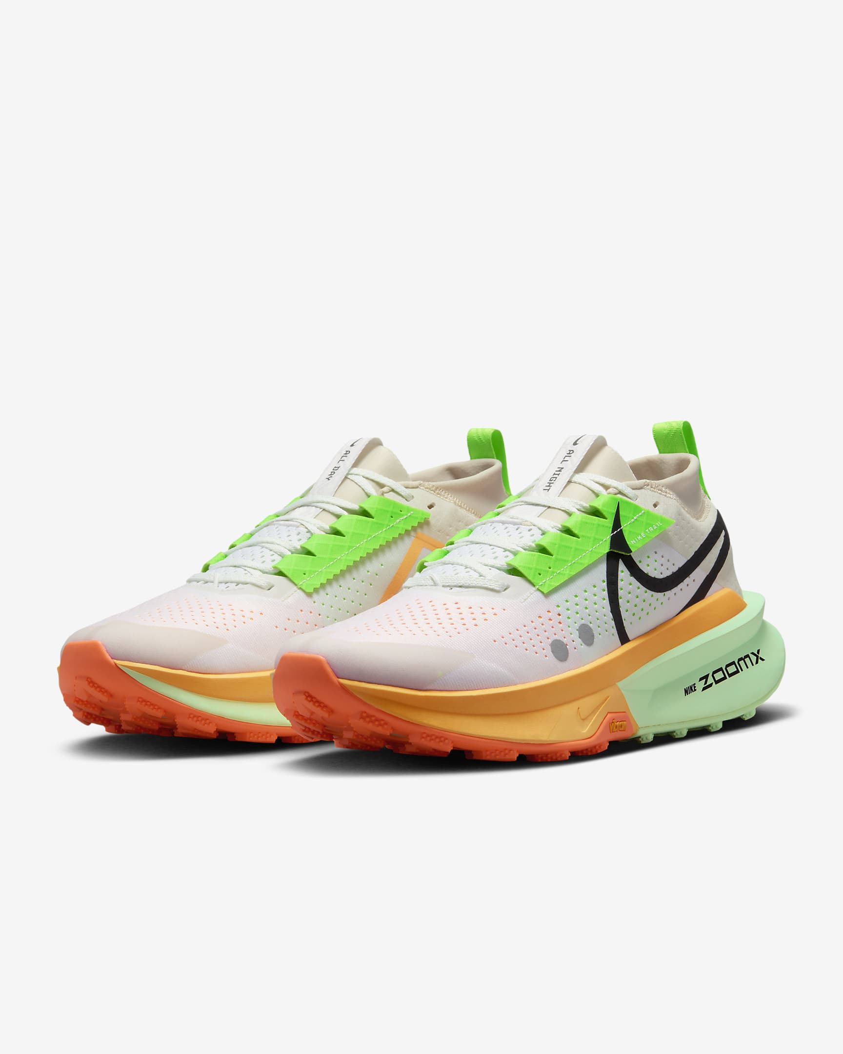 Scarpa da trail running Nike Zegama Trail 2 – Uomo - Summit White/Laser Orange/Total Orange/Nero