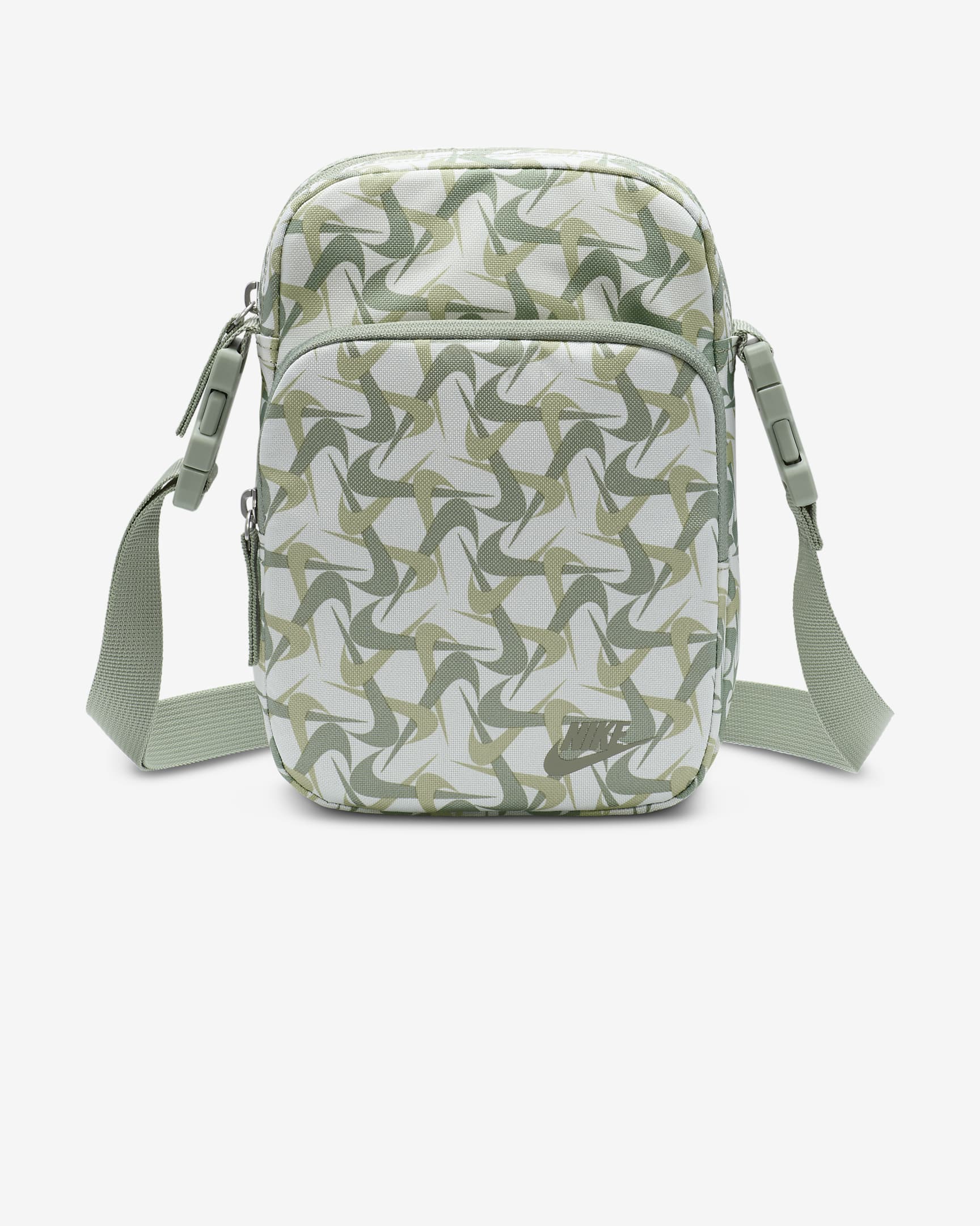 Nike Heritage Crossbody-Tasche (4 l) - Summit White/Jade Horizon/Dark Stucco