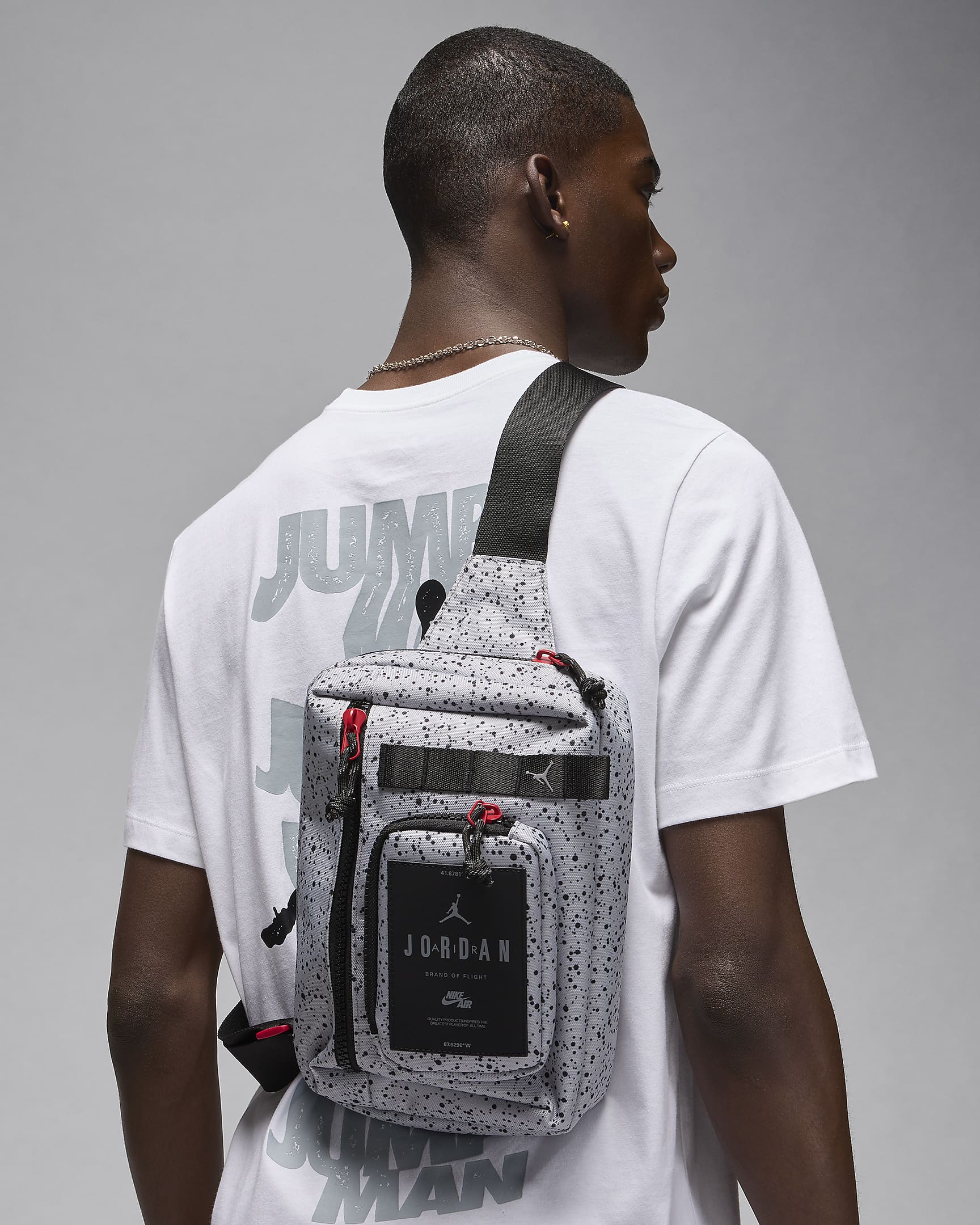 Jordan Hesi Crossbody Crossbody Bag (3L) - Cement Grey