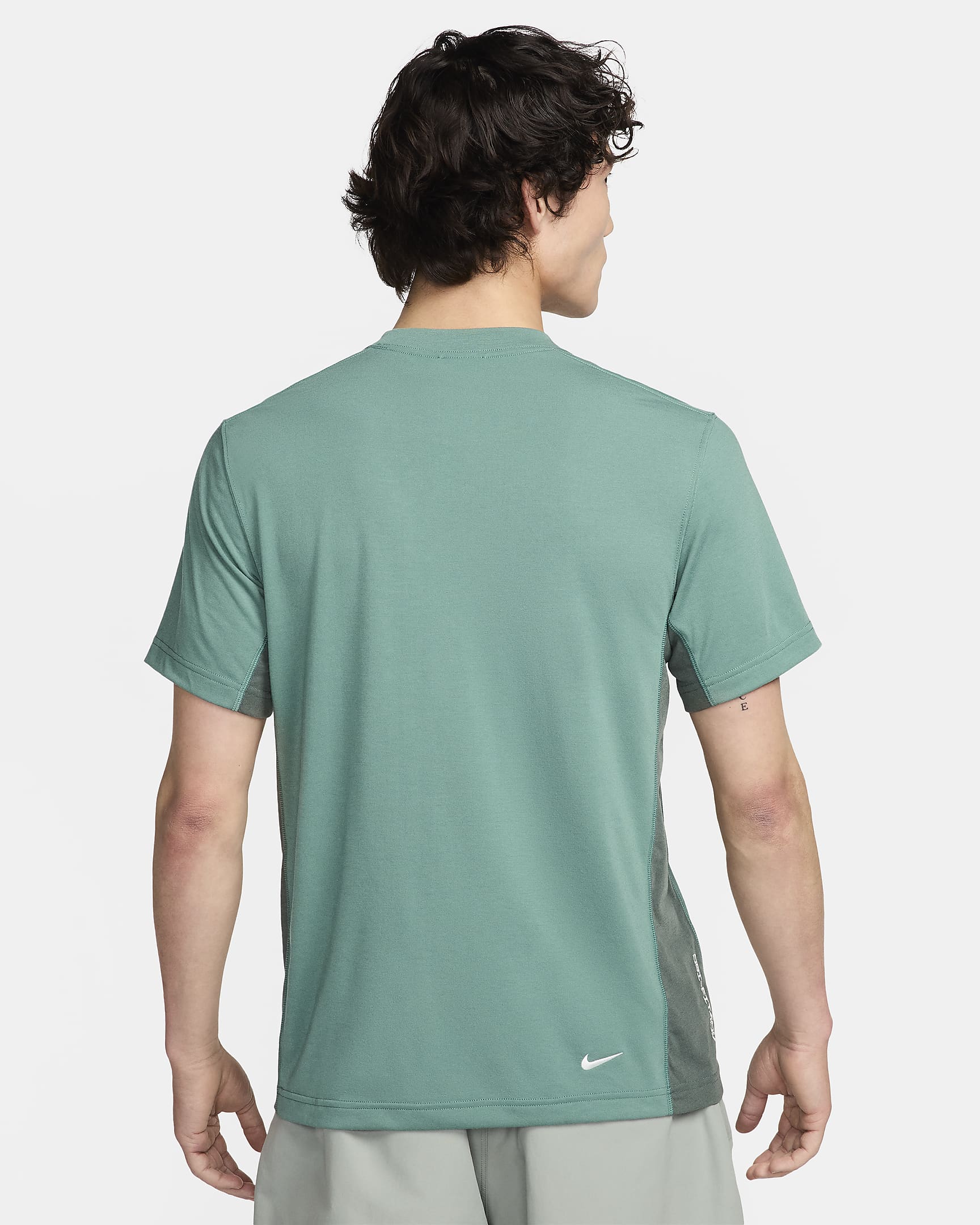 Nike ACG 'Goat Rocks' Men's Dri-FIT ADV UV Short-Sleeve Top - Bicoastal/Vintage Green/Summit White