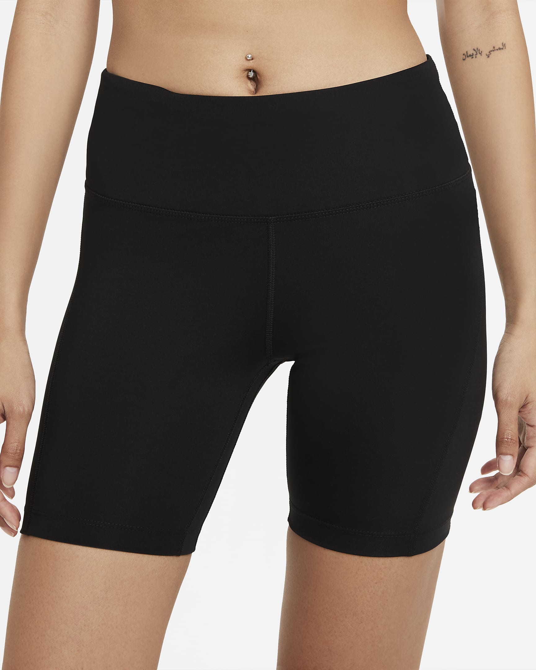 Nike Fast Pantalón corto de running de talle medio de 18 cm - Mujer - Negro