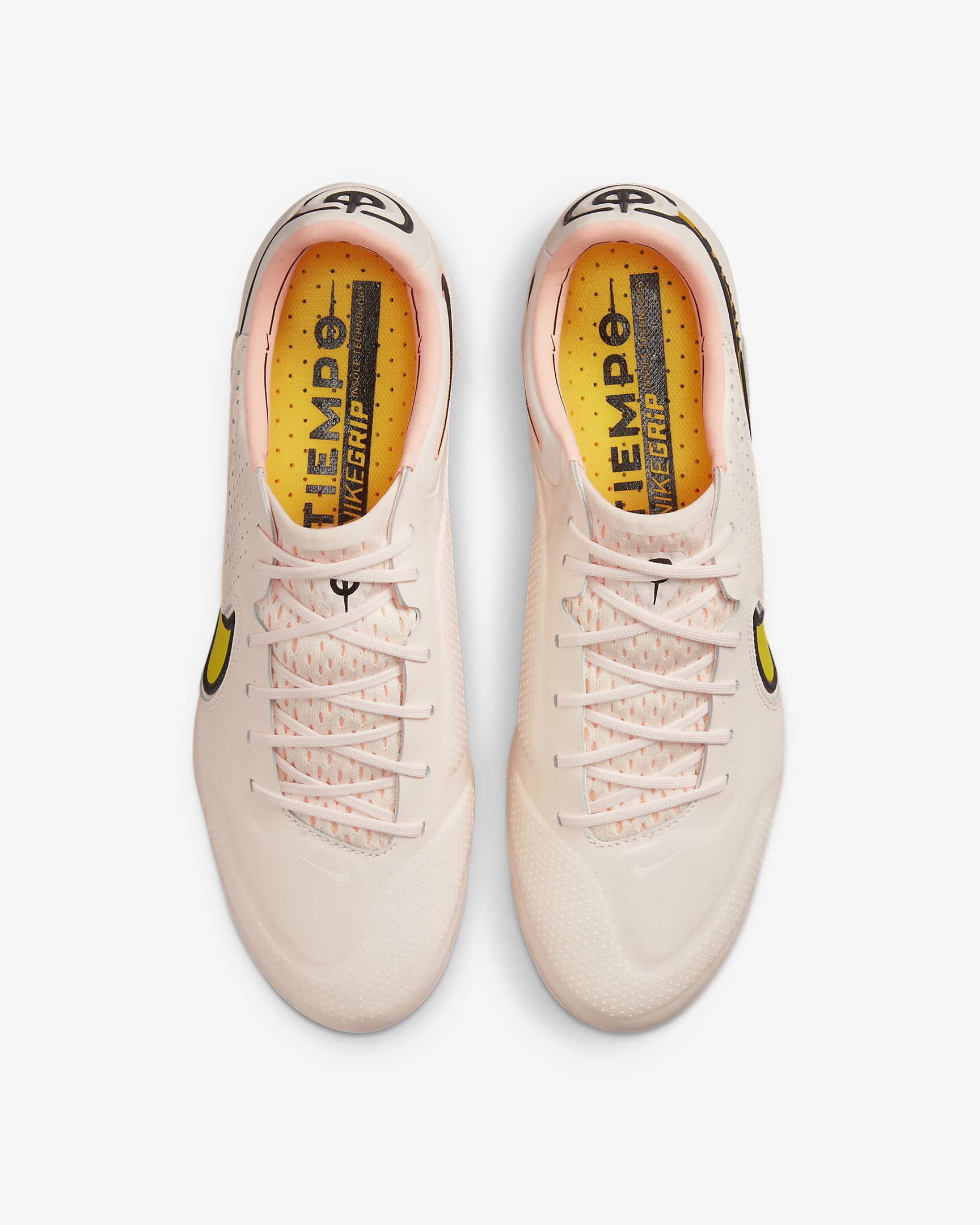 Nike Tiempo Legend 9 Elite FG Firm-Ground Football Boots - Guava Ice/Sunset Glow/Yellow Strike