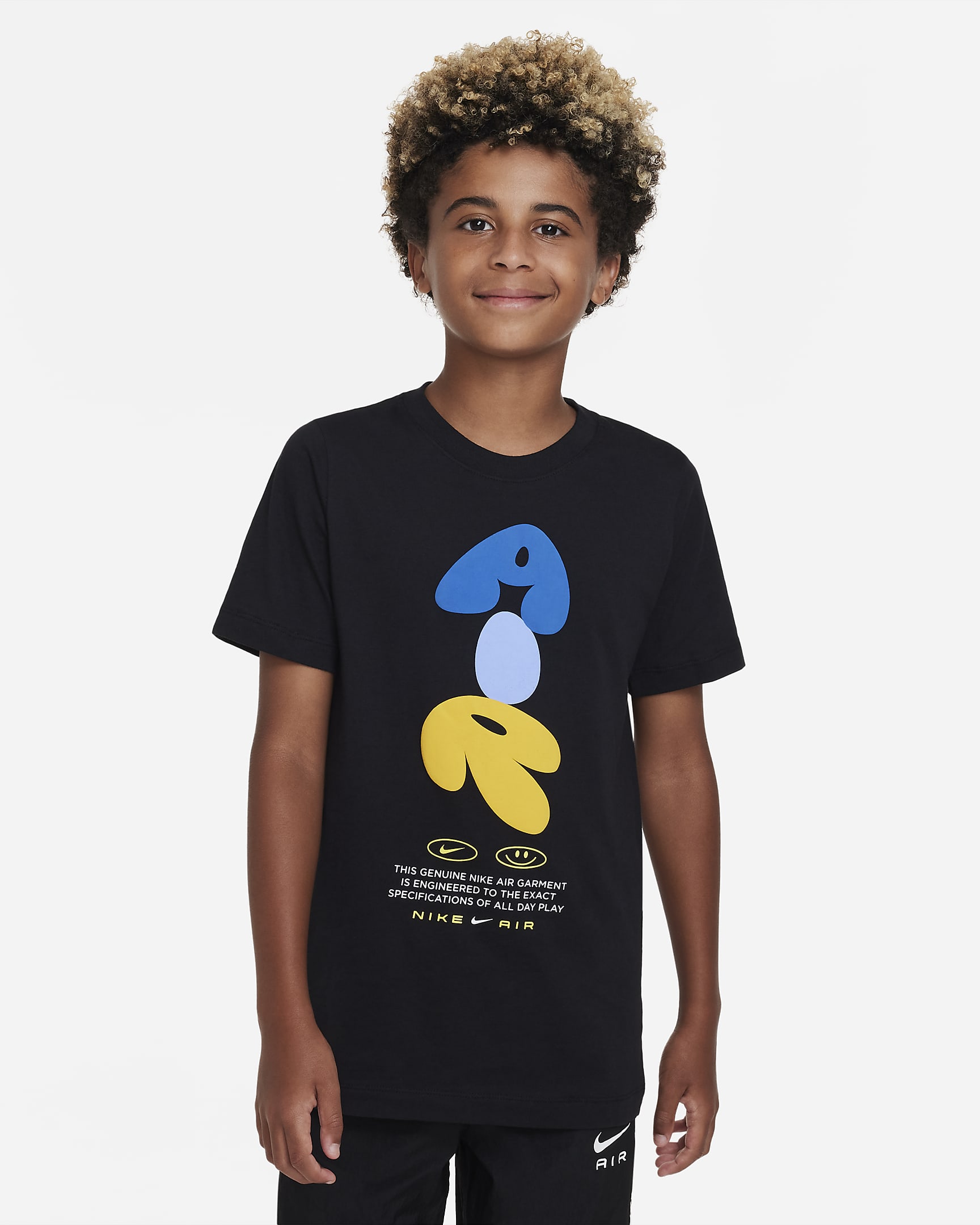 Nike Air Older Kids' T-Shirt - Black