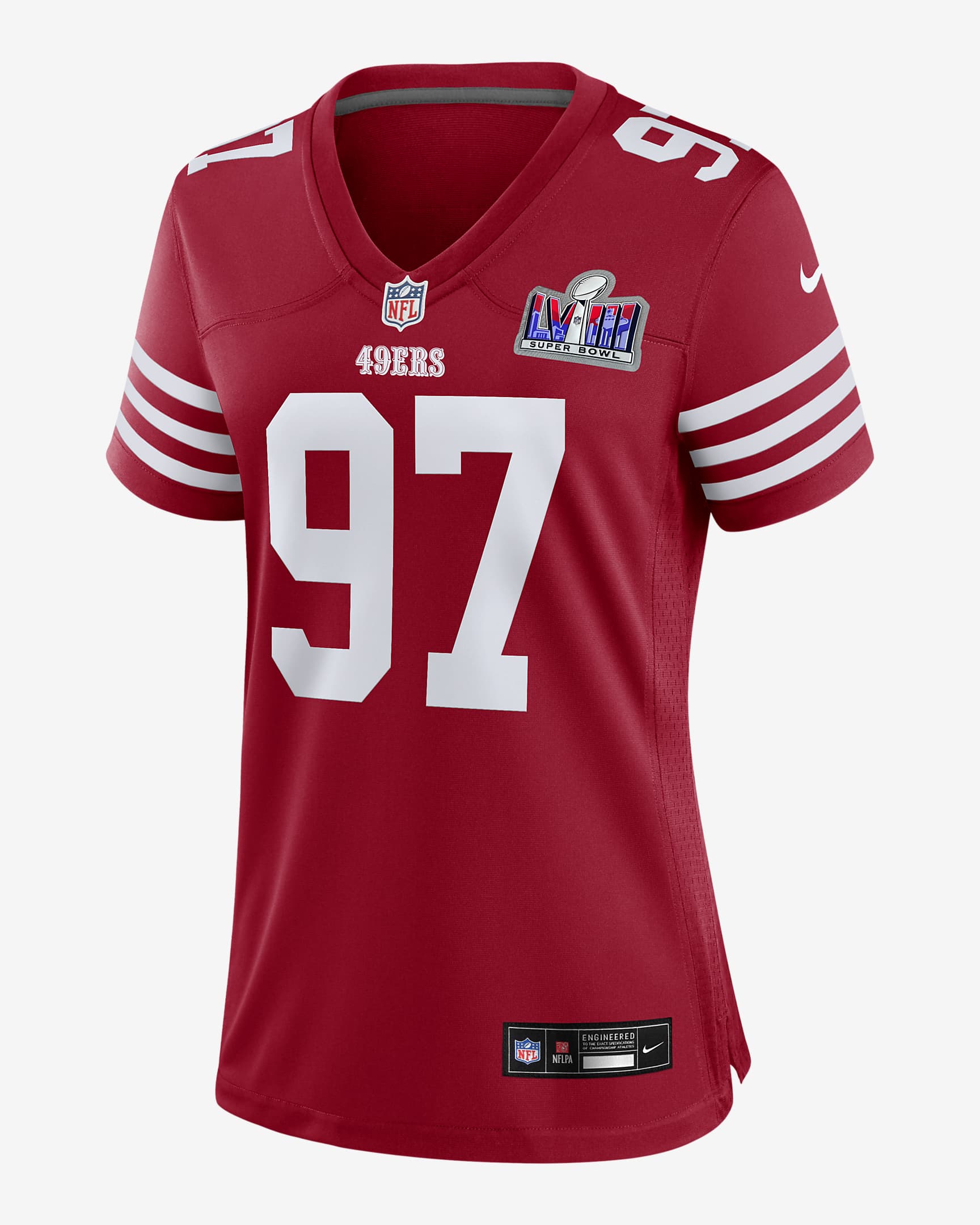 Nick Bosa San Francisco 49ers Super Bowl LVIII Women's Nike NFL Game ...