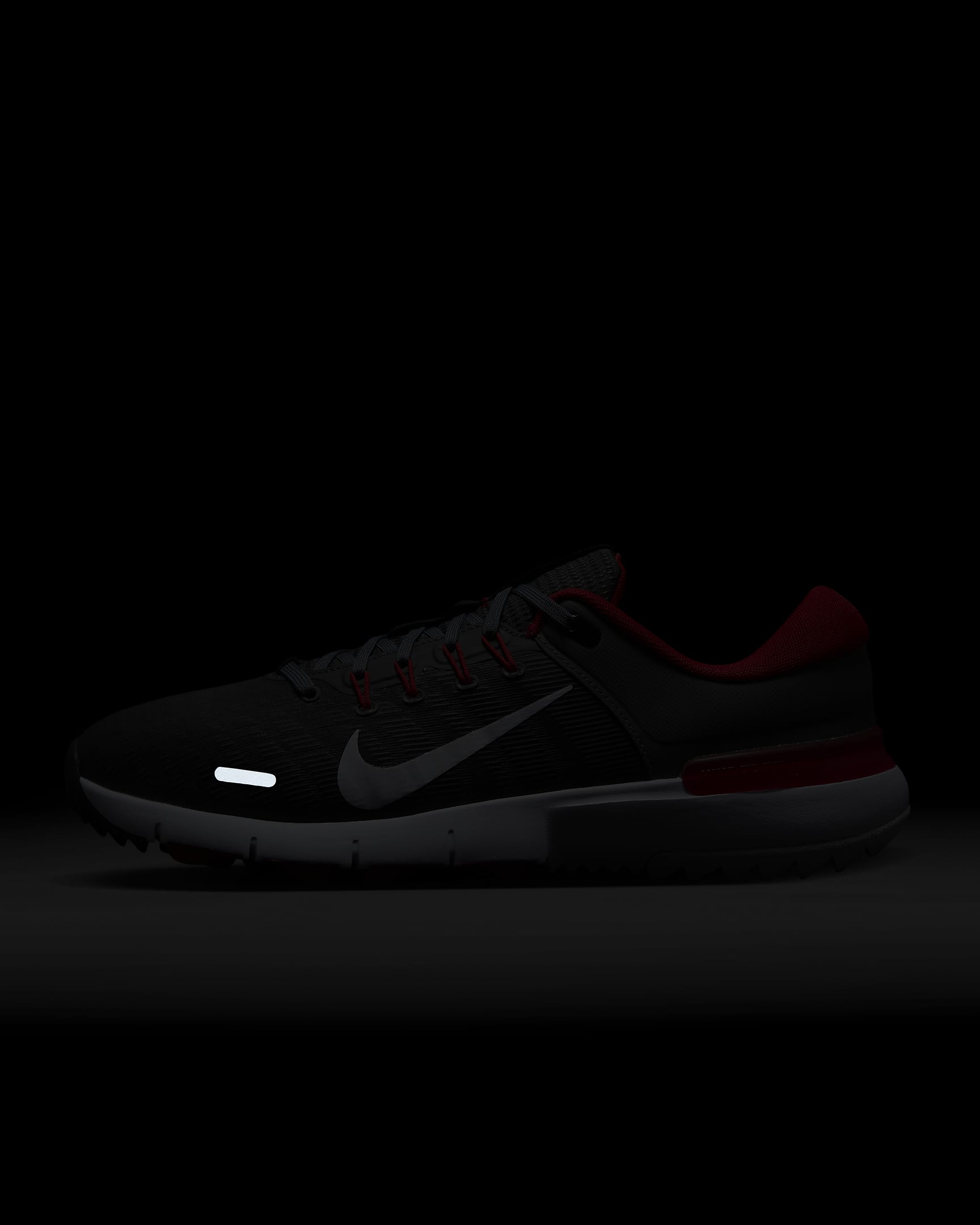 Nike Free Golf NN Golf Shoes - Iron Grey/University Red/Smoke Grey/White