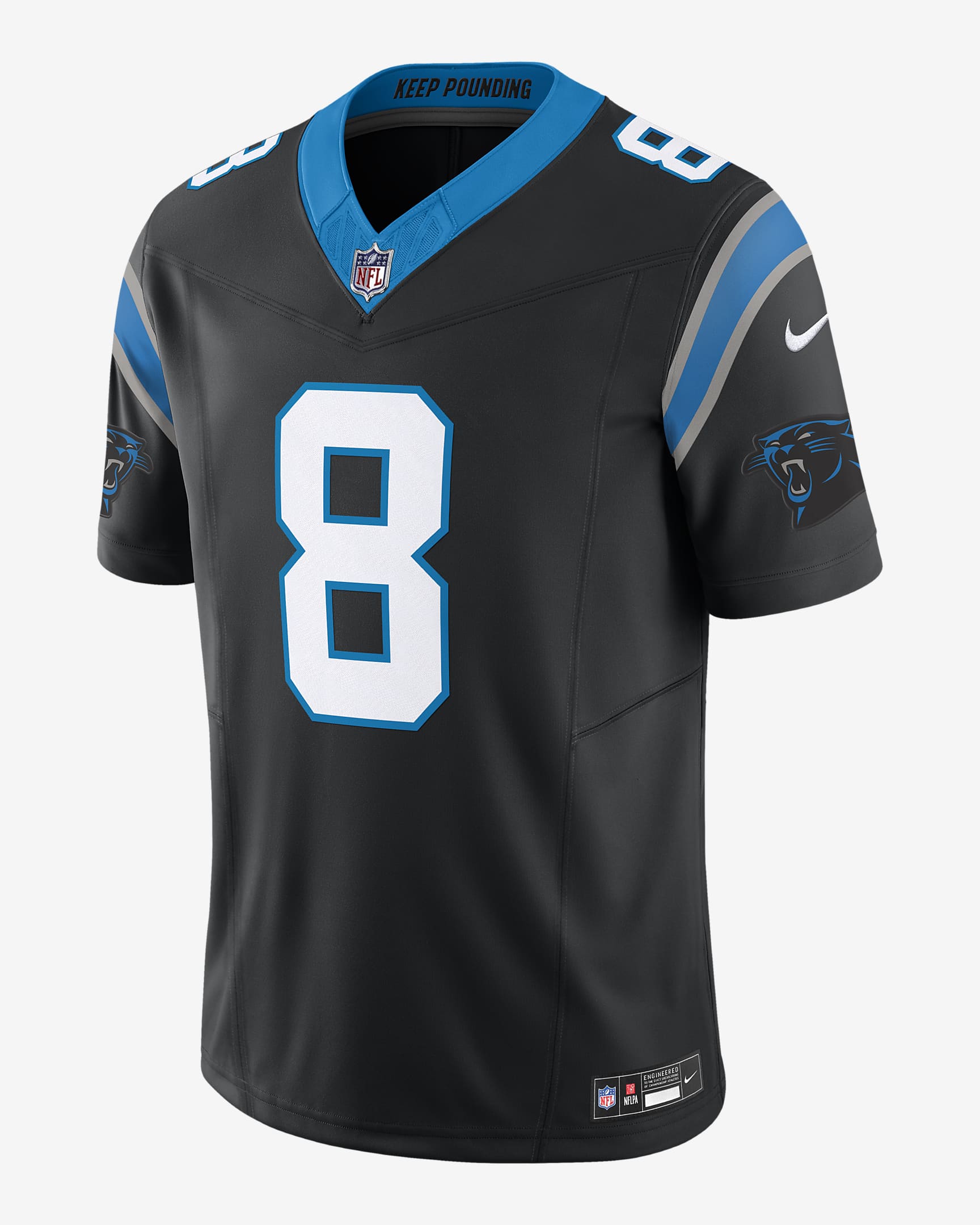 Jaycee Horn Carolina Panthers Men's Nike Dri-FIT NFL Limited Football ...