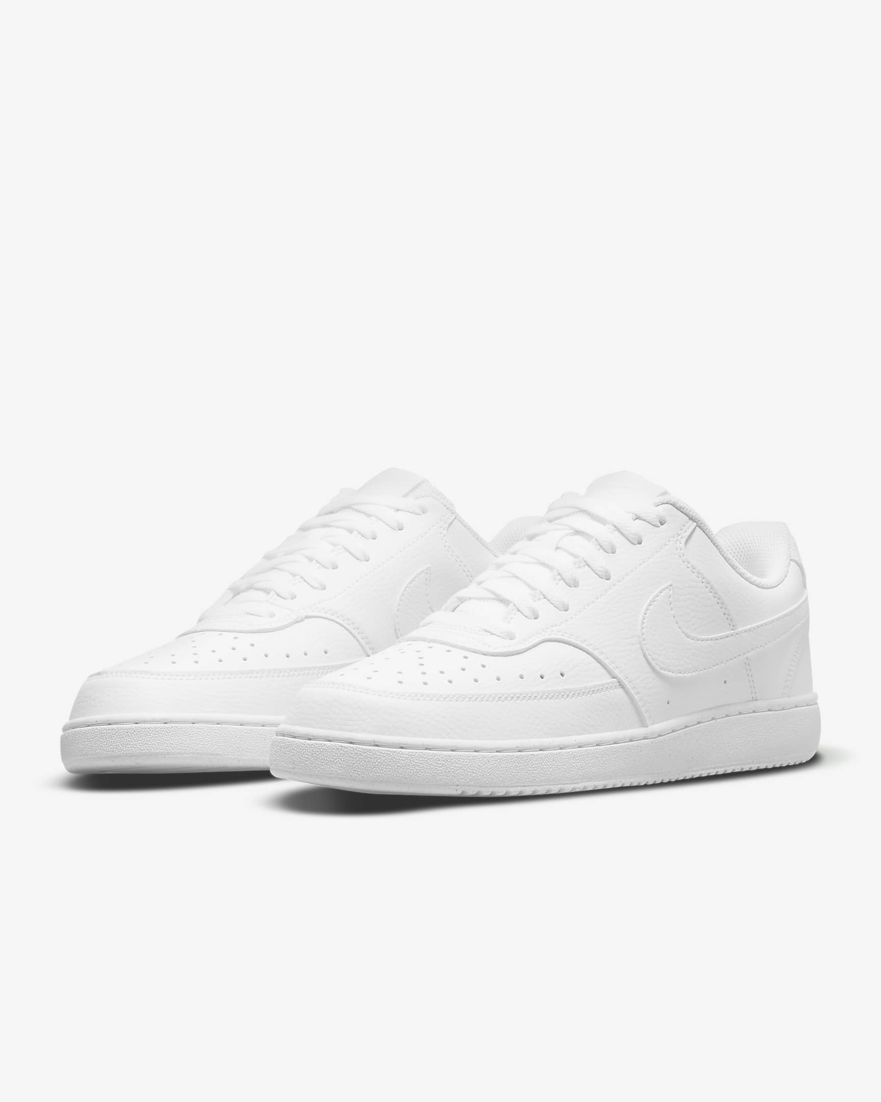 Chaussure Nike Court Vision Low Next Nature pour Homme - Blanc/Blanc/Blanc