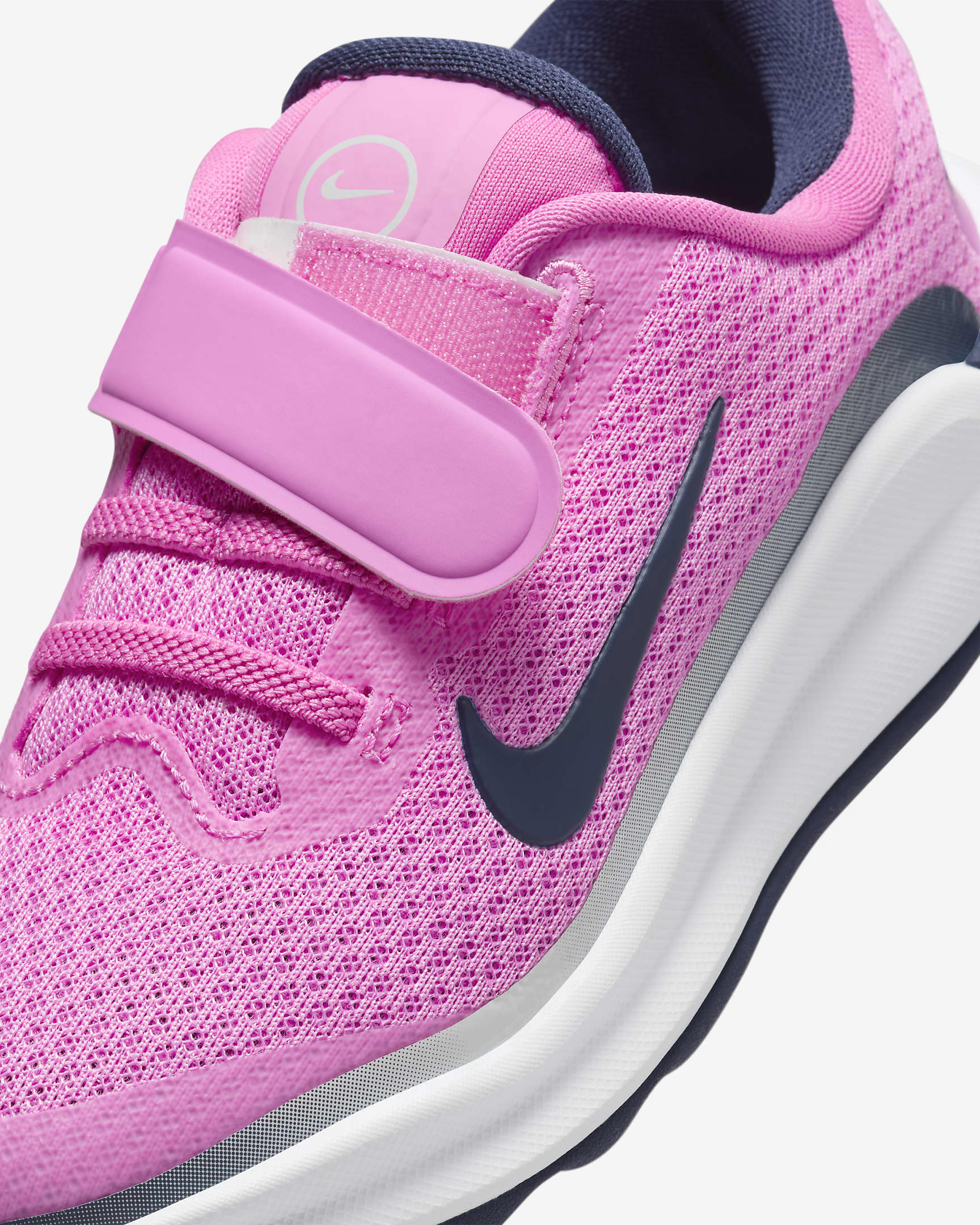 Nike Infinity Flow 小童鞋款 - Playful Pink/Light Silver/白色/Midnight Navy