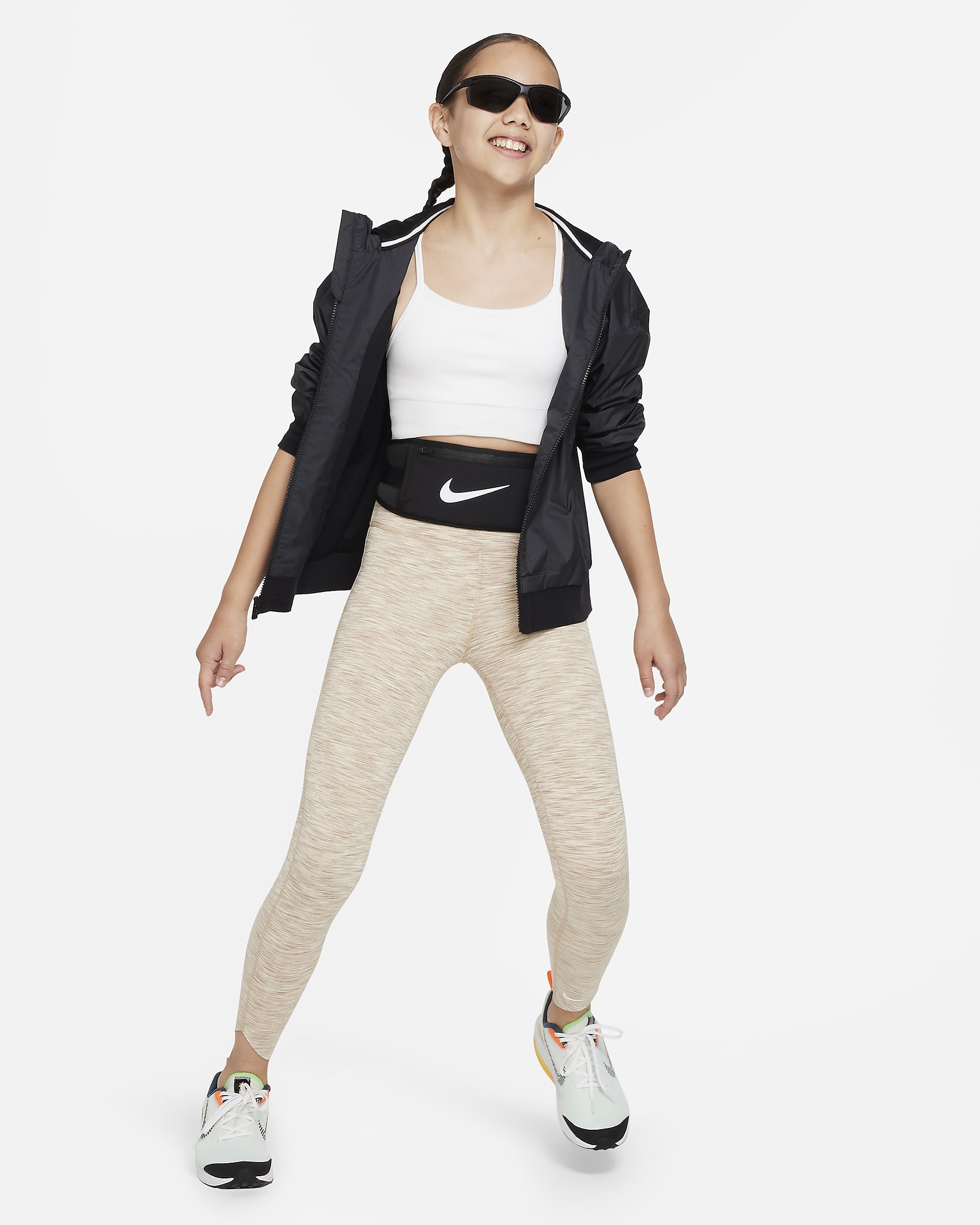 Nike DriFIT Indy Big Kids' (Girls') Sports Bra.