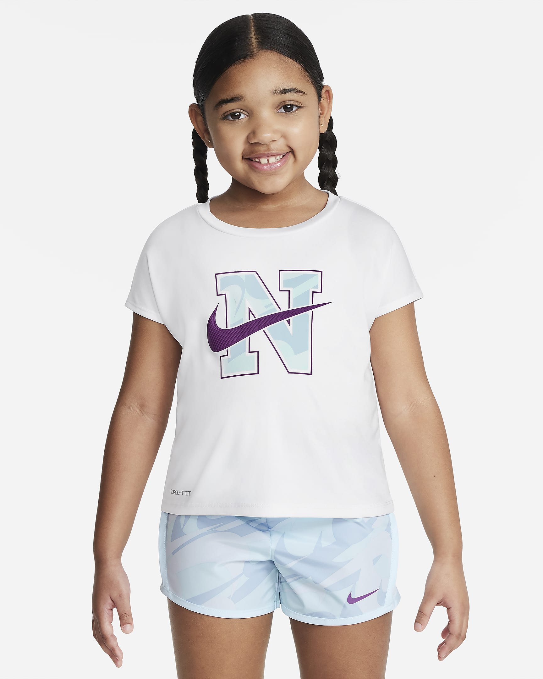 Nike Dri-FIT Prep in Your Step Conjunto Tempo - Niño/a pequeño/a - Glacier Blue