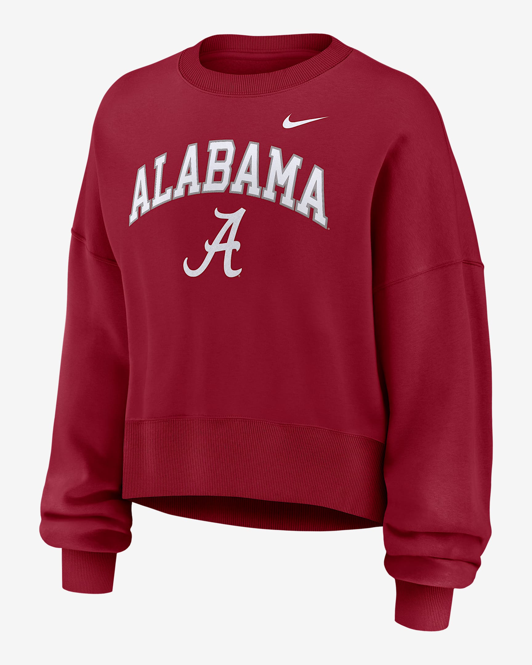 Alabama Phoenix Arch Women's Nike College Pullover Crew - Crimson