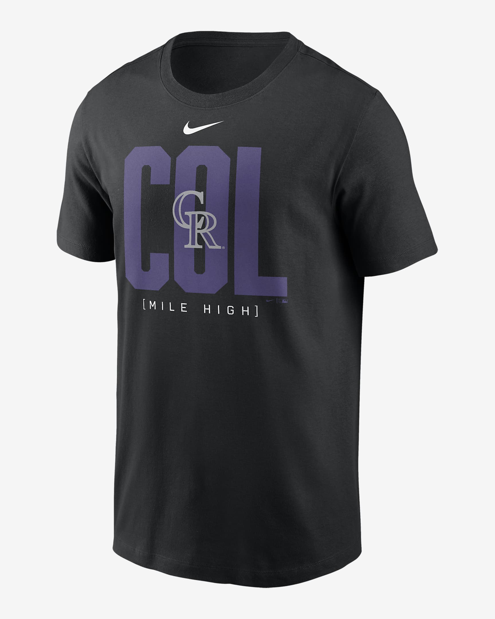 Colorado Rockies Team Scoreboard Men's Nike MLB T-Shirt - Black