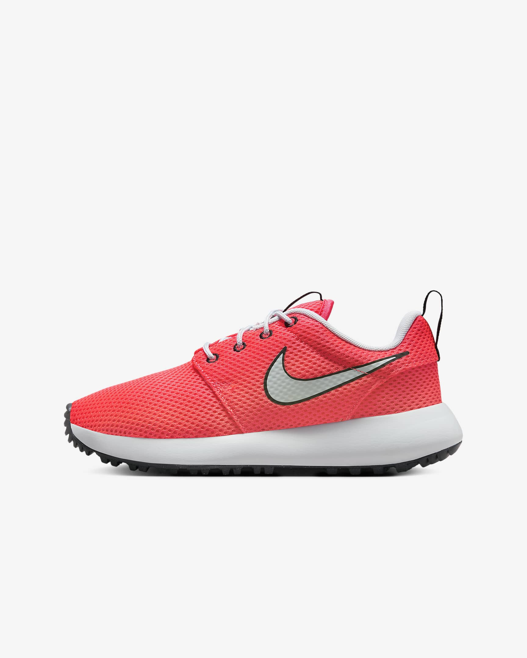 Nike Roshe 2 G Jr. Little/Big Kids' Golf Shoes - Bright Crimson/Black/Pure Platinum