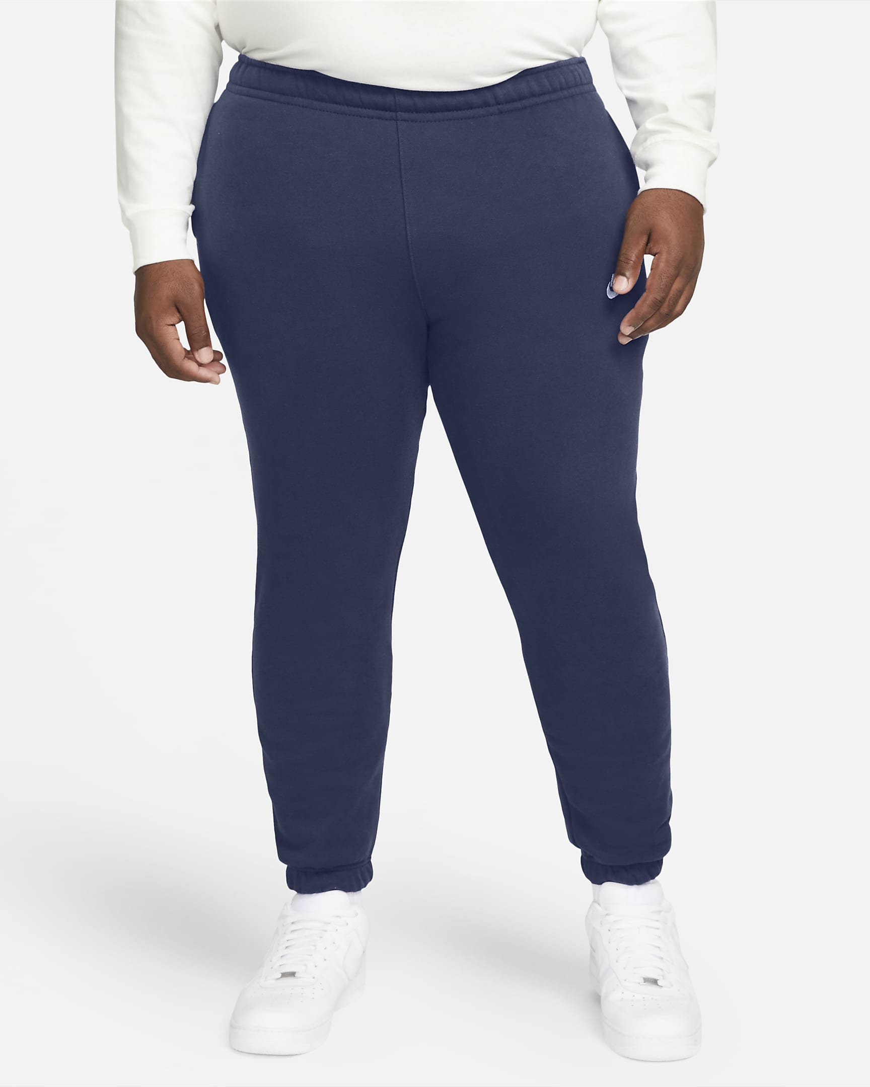Nike Sportswear Club Fleece Men's Trousers - Midnight Navy/Midnight Navy/White