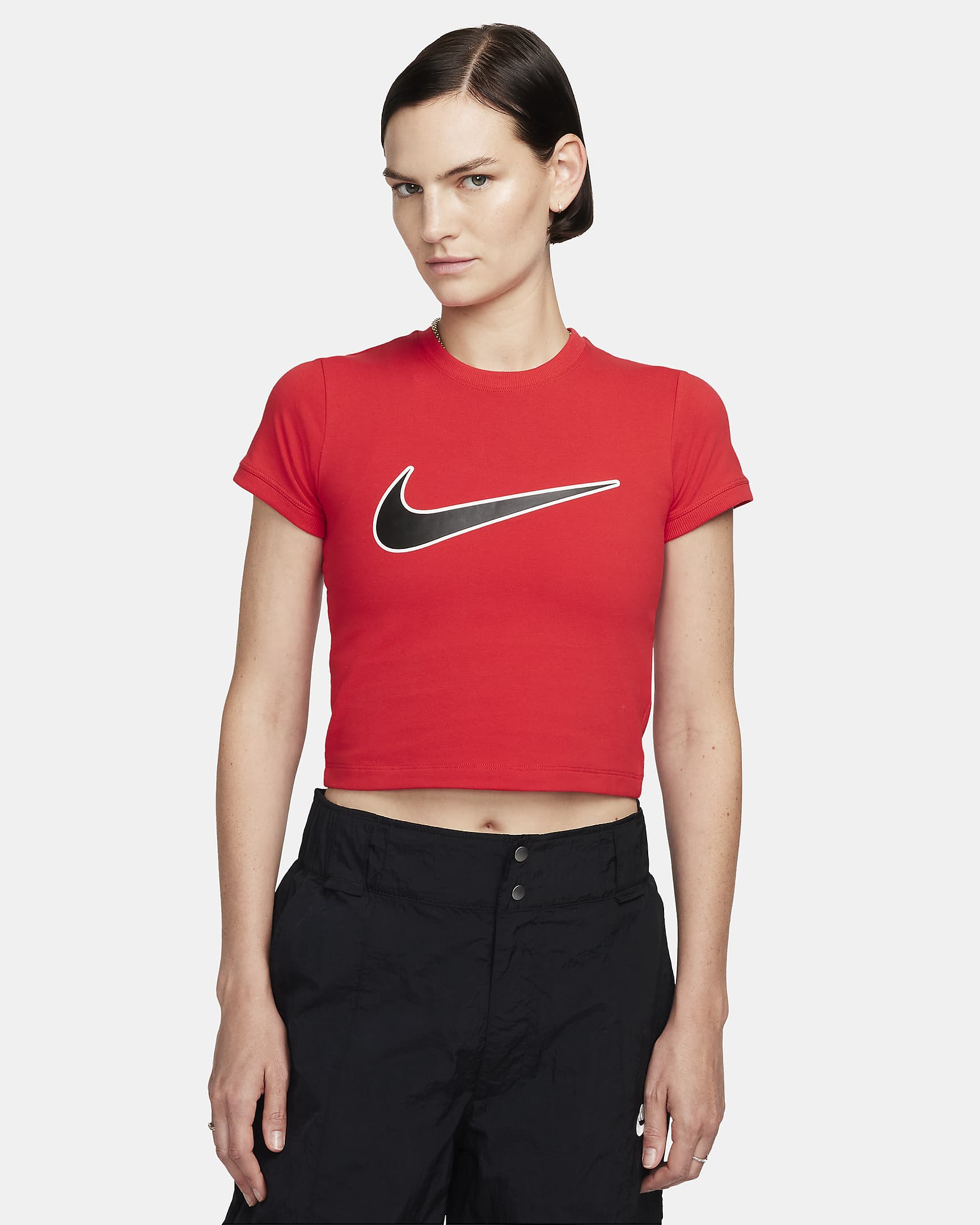 cropped nike t shirt