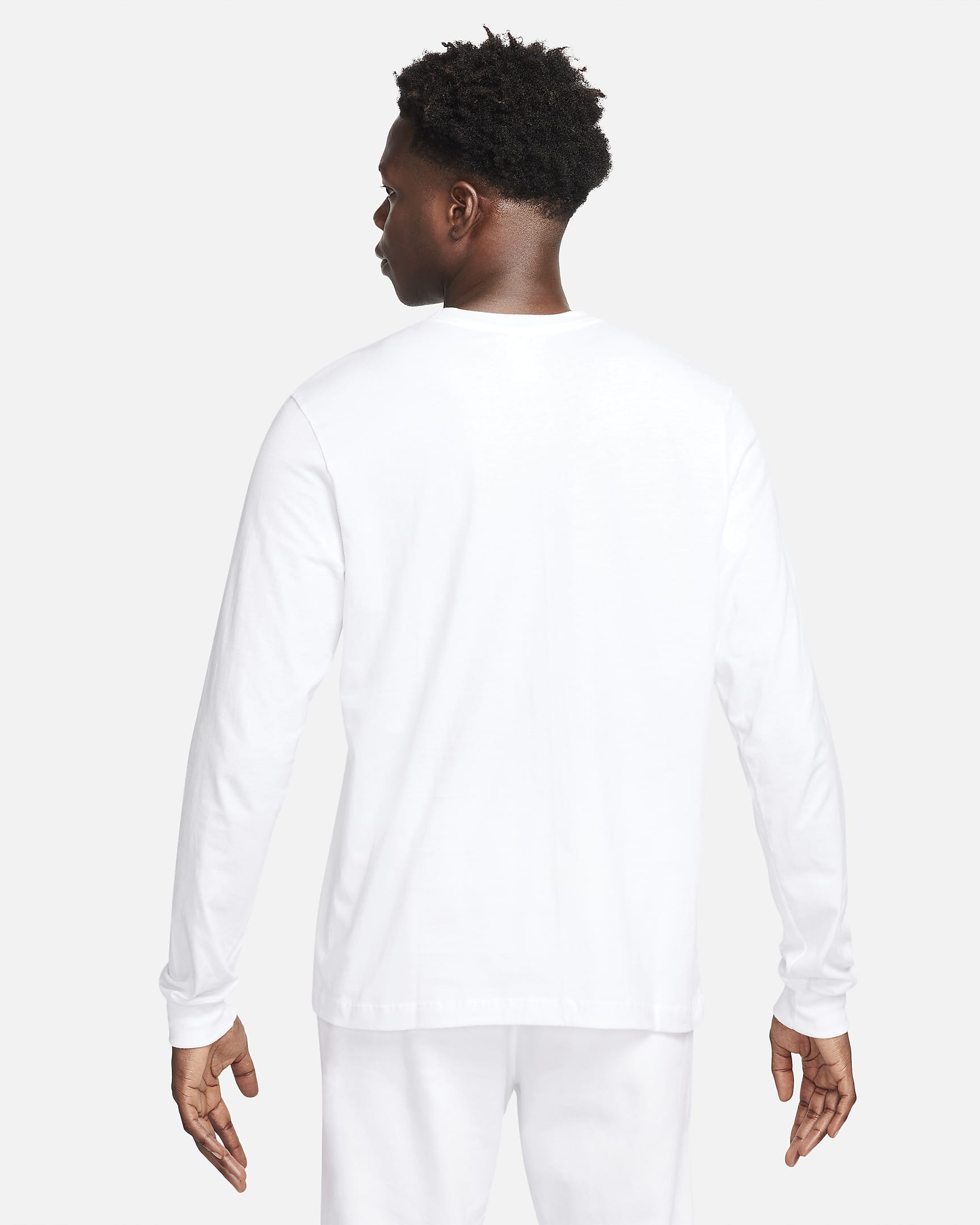 Nike Sportswear Men's Long-Sleeve T-Shirt - White