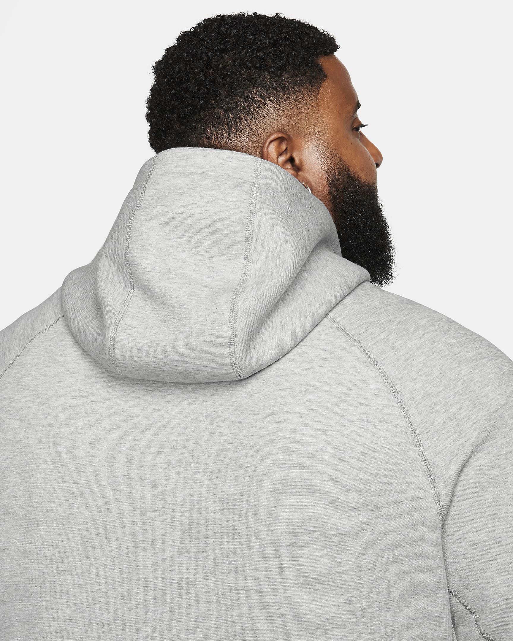 Nike Sportswear Tech Fleece Men's Pullover Hoodie - Dark Grey Heather/Black