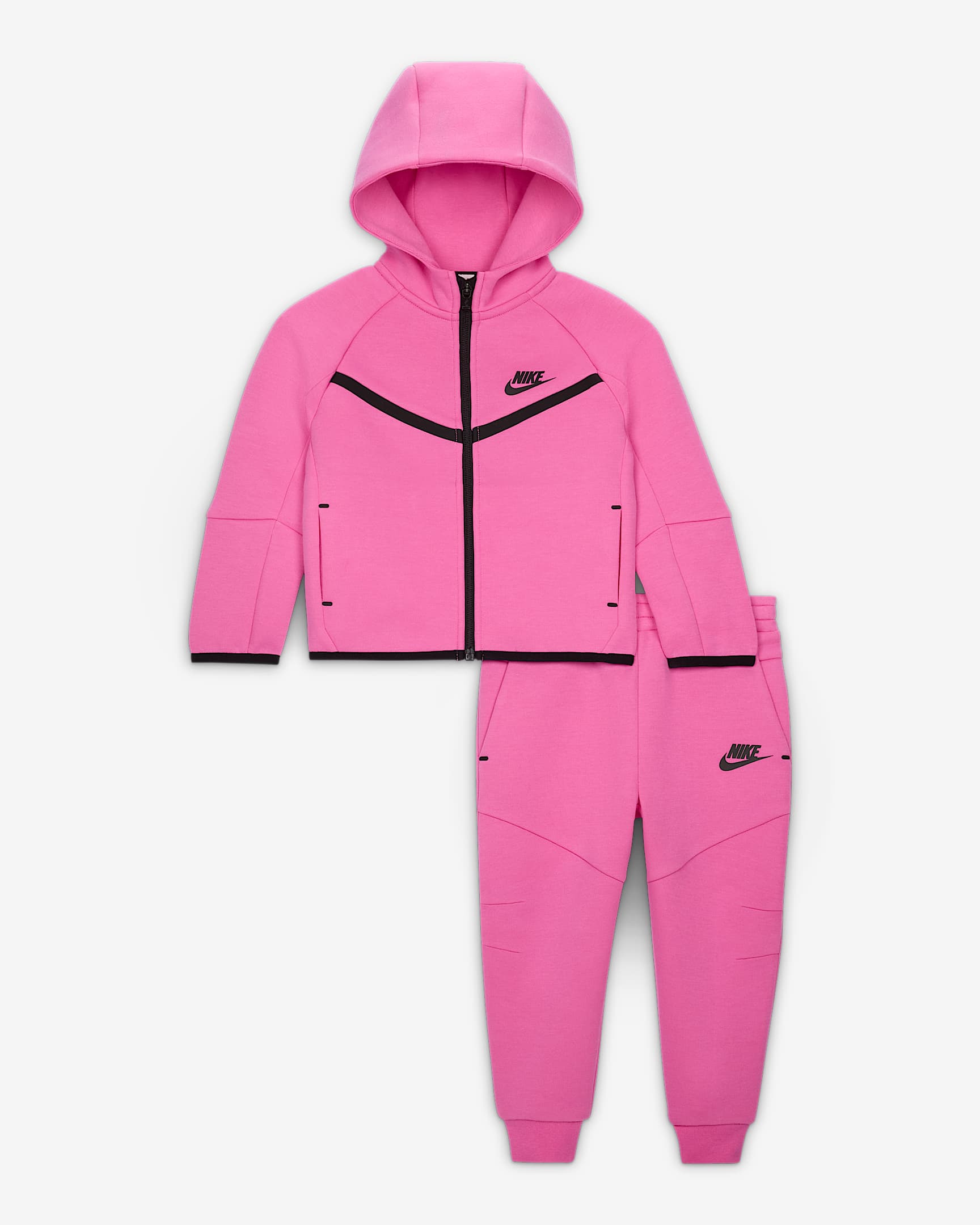 Nike Sportswear Baby Tech Fleece 2-Piece Full-Zip Set - Playful Pink