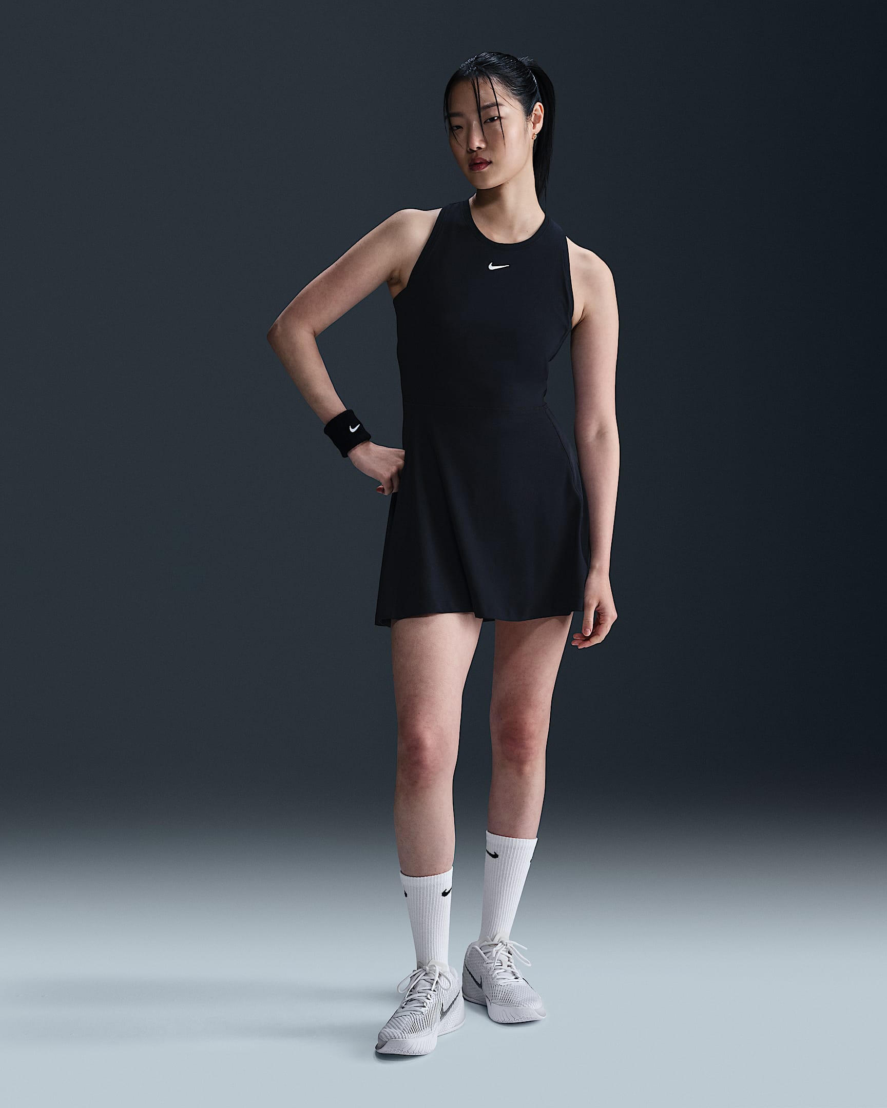 nike women's slam dri-fit tennis dress Women's Paris Court Dri-FIT Slam Tennis Dress main image 0