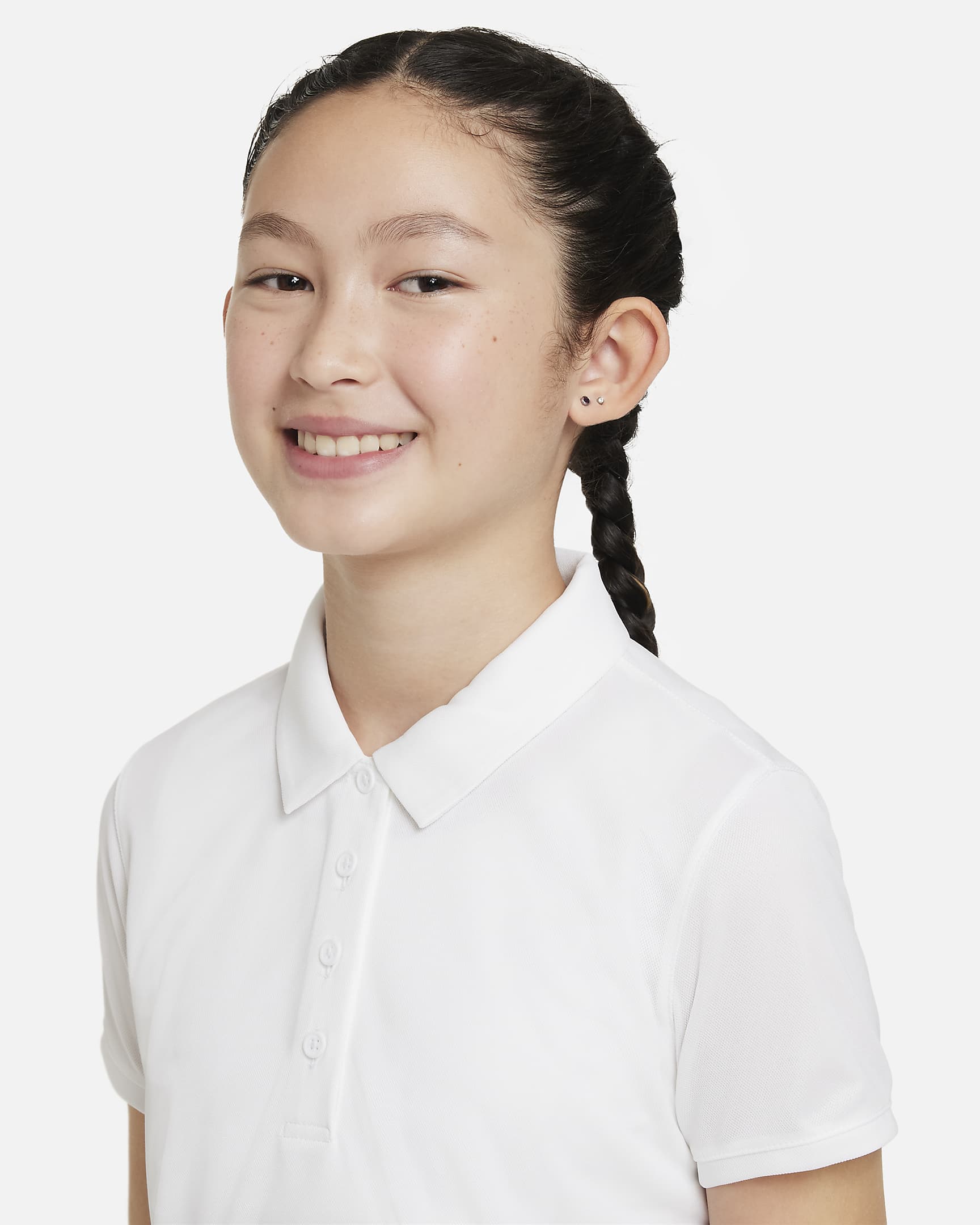 Nike DriFIT Victory Older Kids' (Girls') Golf Polo. Nike IE