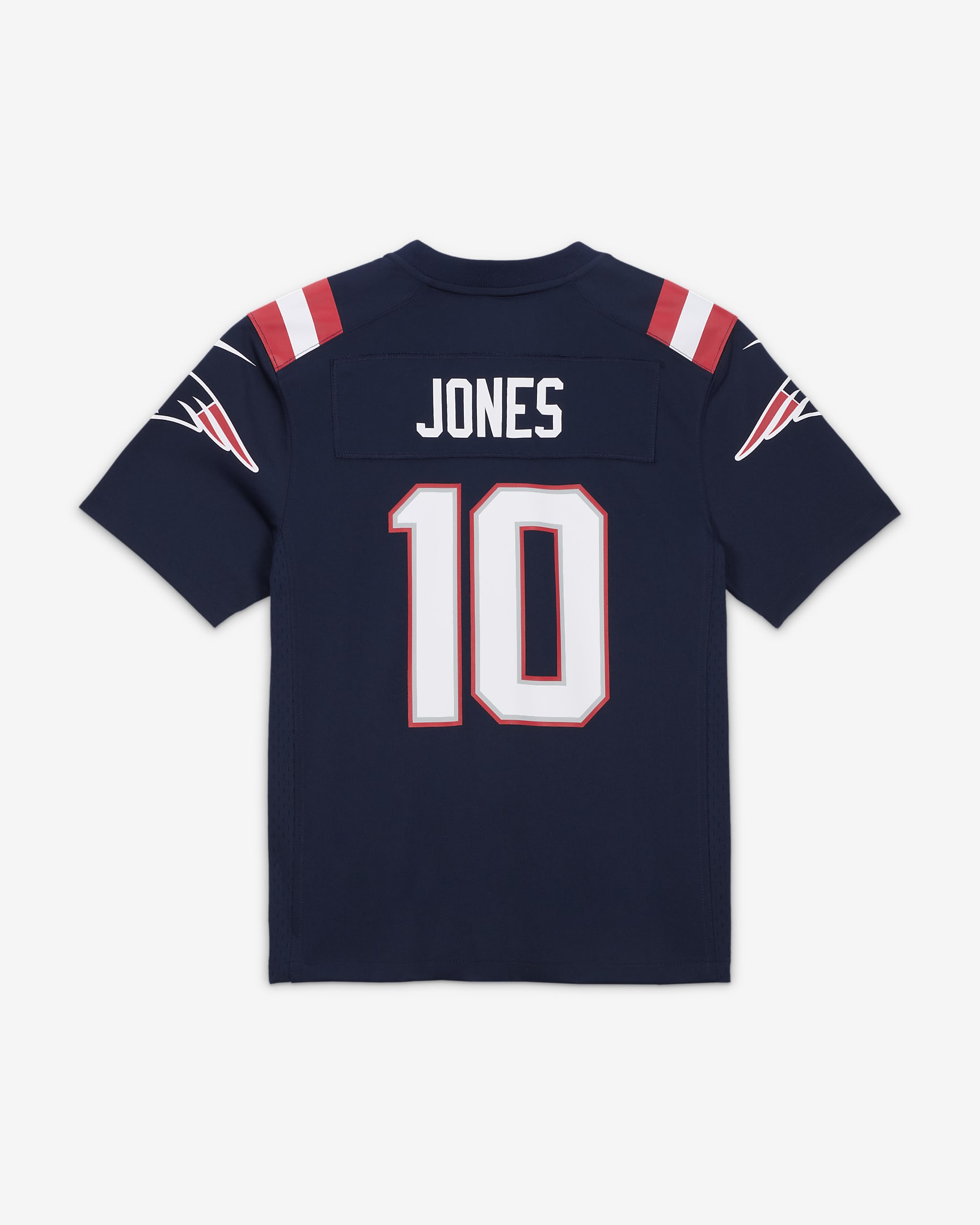 NFL New England Patriots (Mac Jones) American-Football-Spieltrikot für ältere Kinder - College Navy