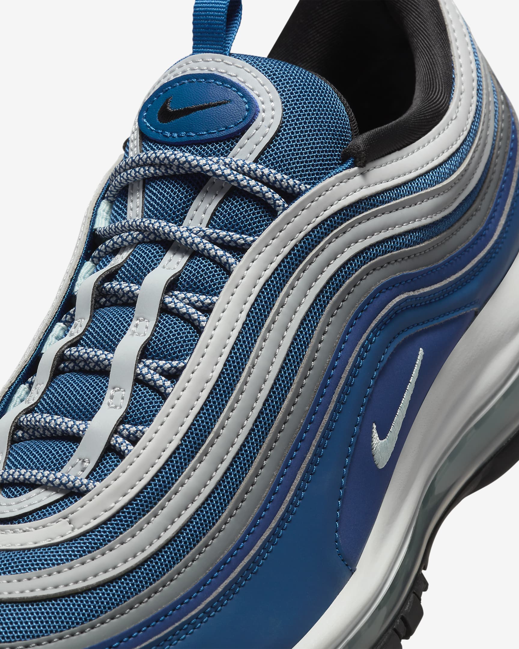 Nike Air Max 97 男鞋 - Court Blue/Pure Platinum/Wolf Grey/Glacier Blue