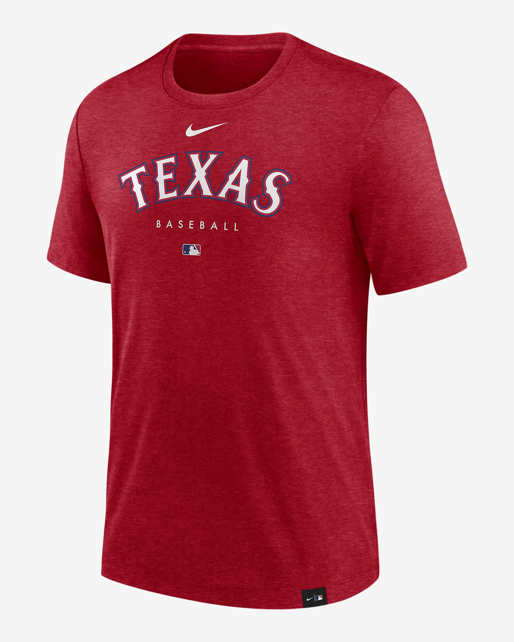 Playera Para Hombre Nike Dri Fit Early Work Mlb Texas Rangers