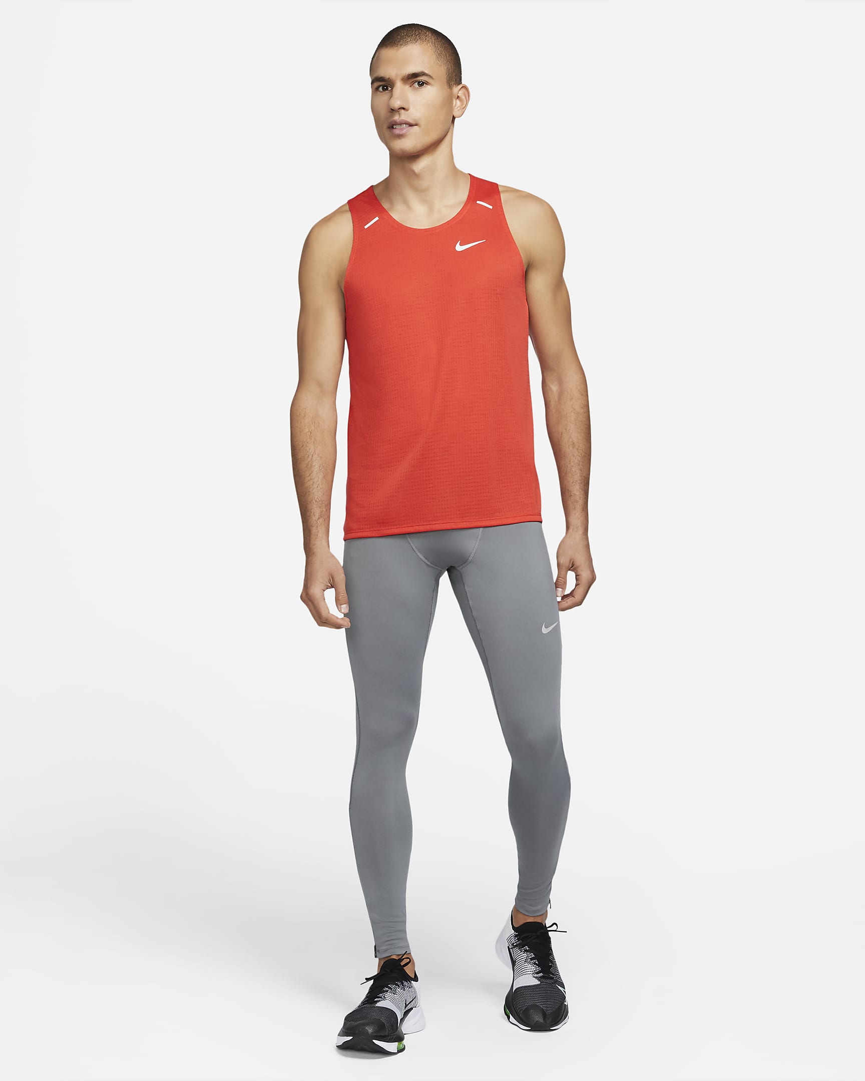 Mallas de running Dri-FIT para hombre Nike Challenger - Gris humo