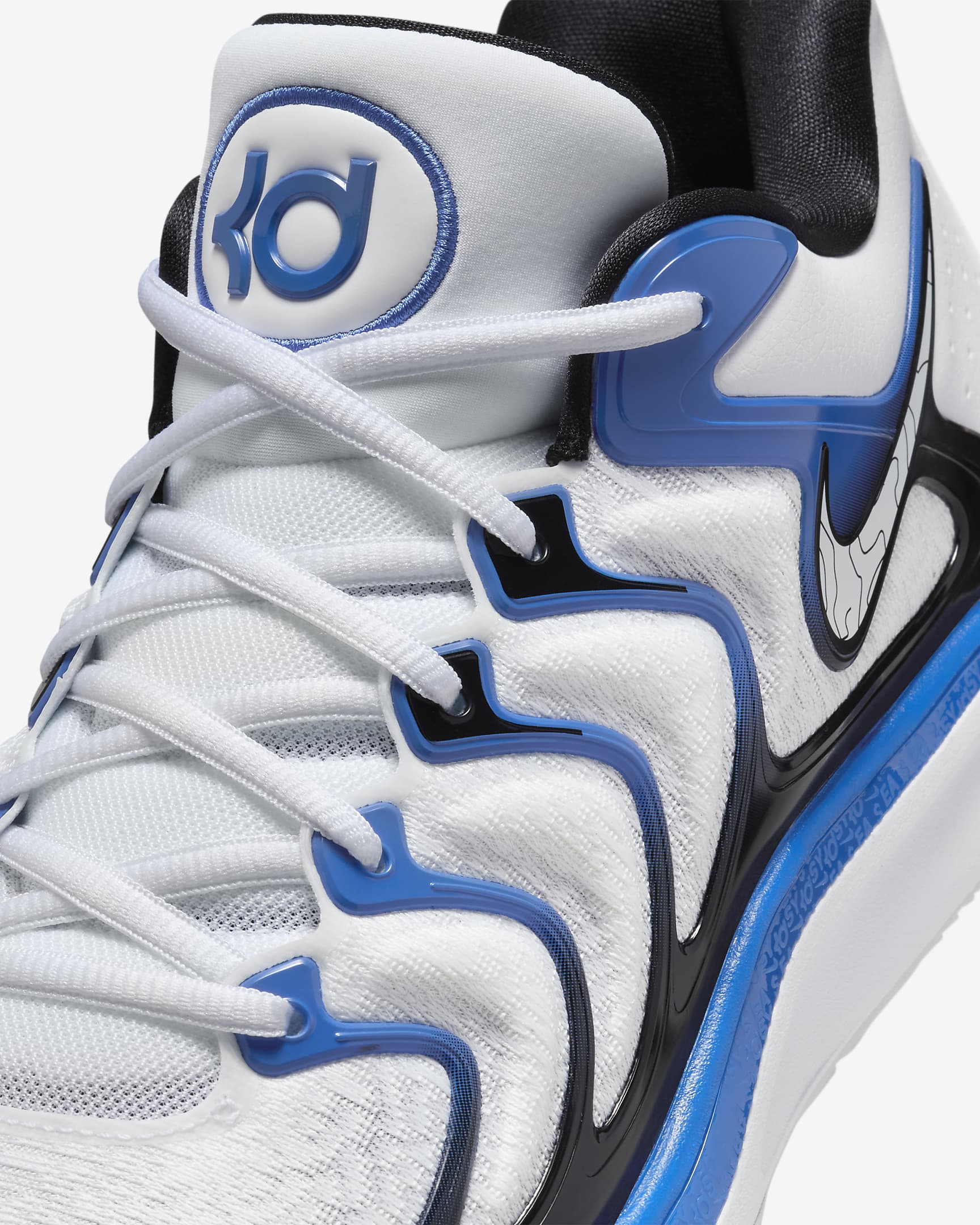 KD17 EP Basketball Shoes - White/Black/Game Royal/White