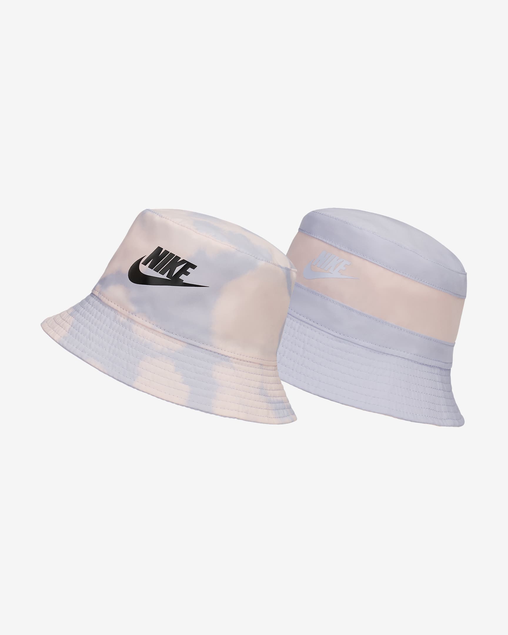 Nike Older Kids' Reversible Bucket Hat - Oxygen Purple/Pink Bloom