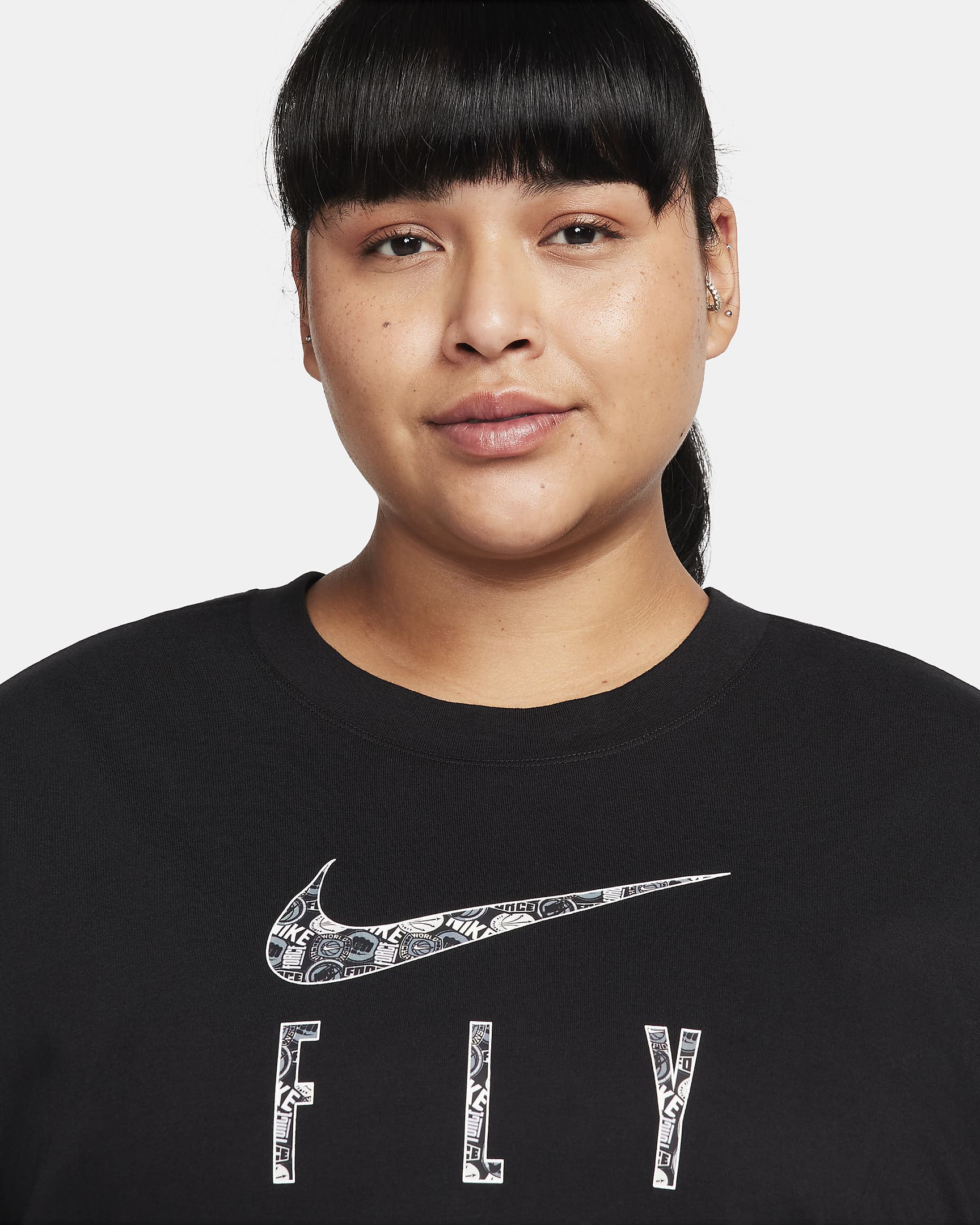 Nike DriFIT Swoosh Fly Women's TShirt (Plus Size).