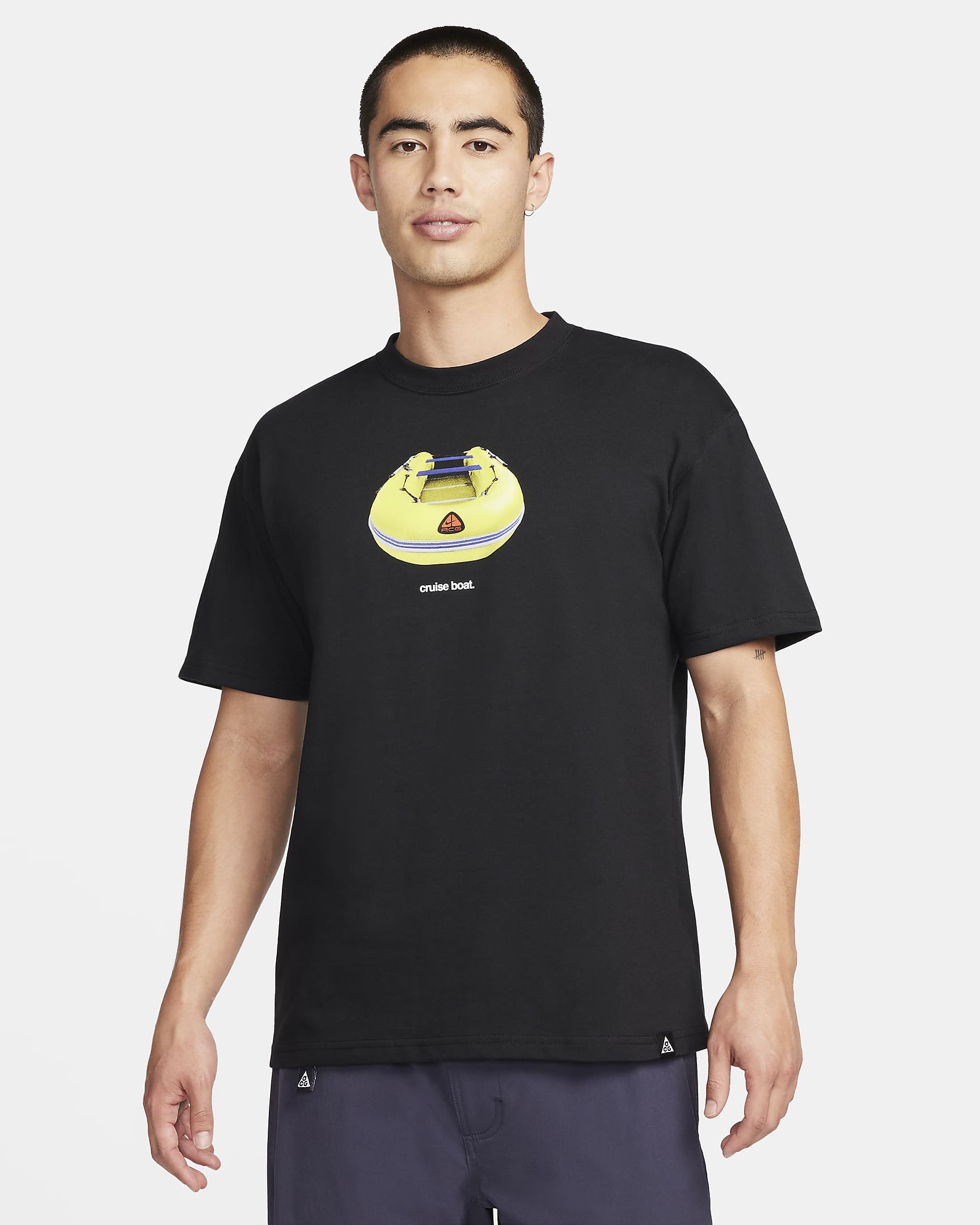 ナイキ ACG "Cruise Boat" メンズ Dri-FIT Tシャツ - ブラック