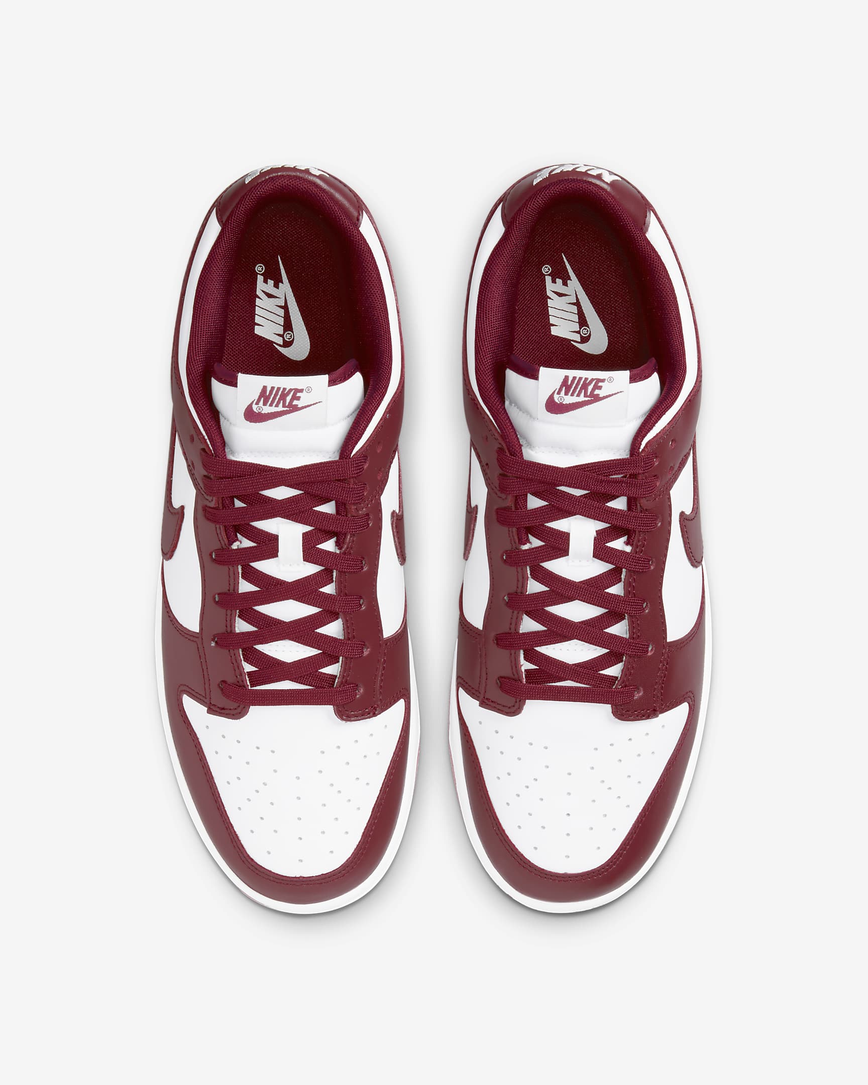 Nike Dunk Low Retro Men's Shoes - Team Red/White/Team Red