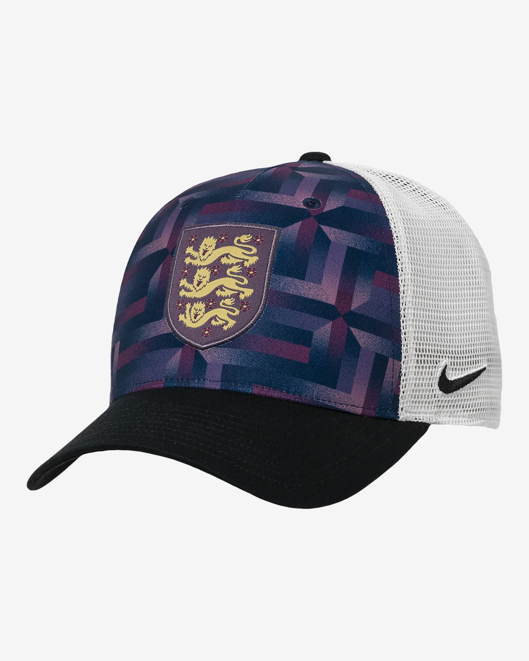 Gorra de rejilla de fútbol Nike England - Negro