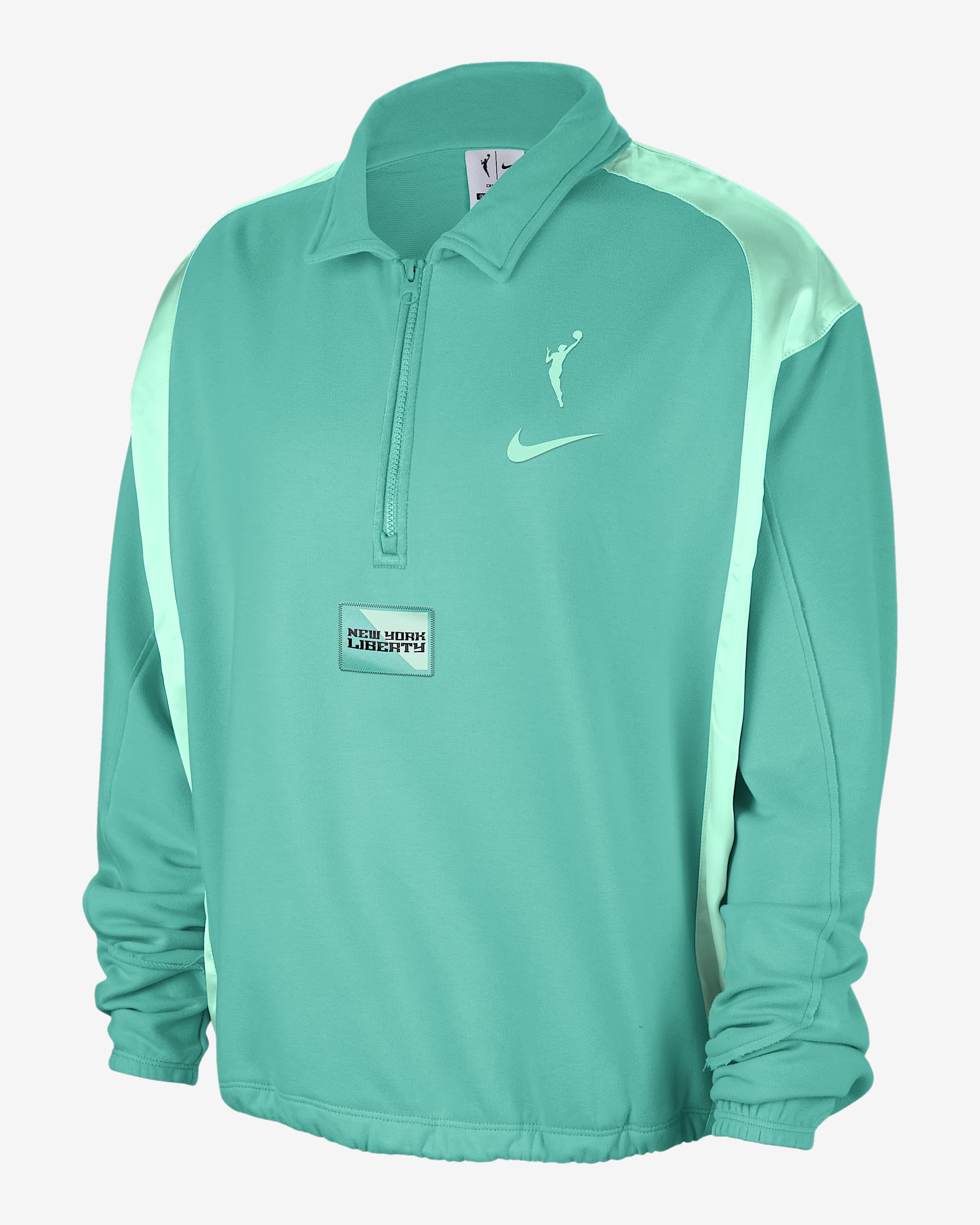 New York Liberty Women's Nike WNBA Fleece Top - Mint/Mint Foam/Mint Foam