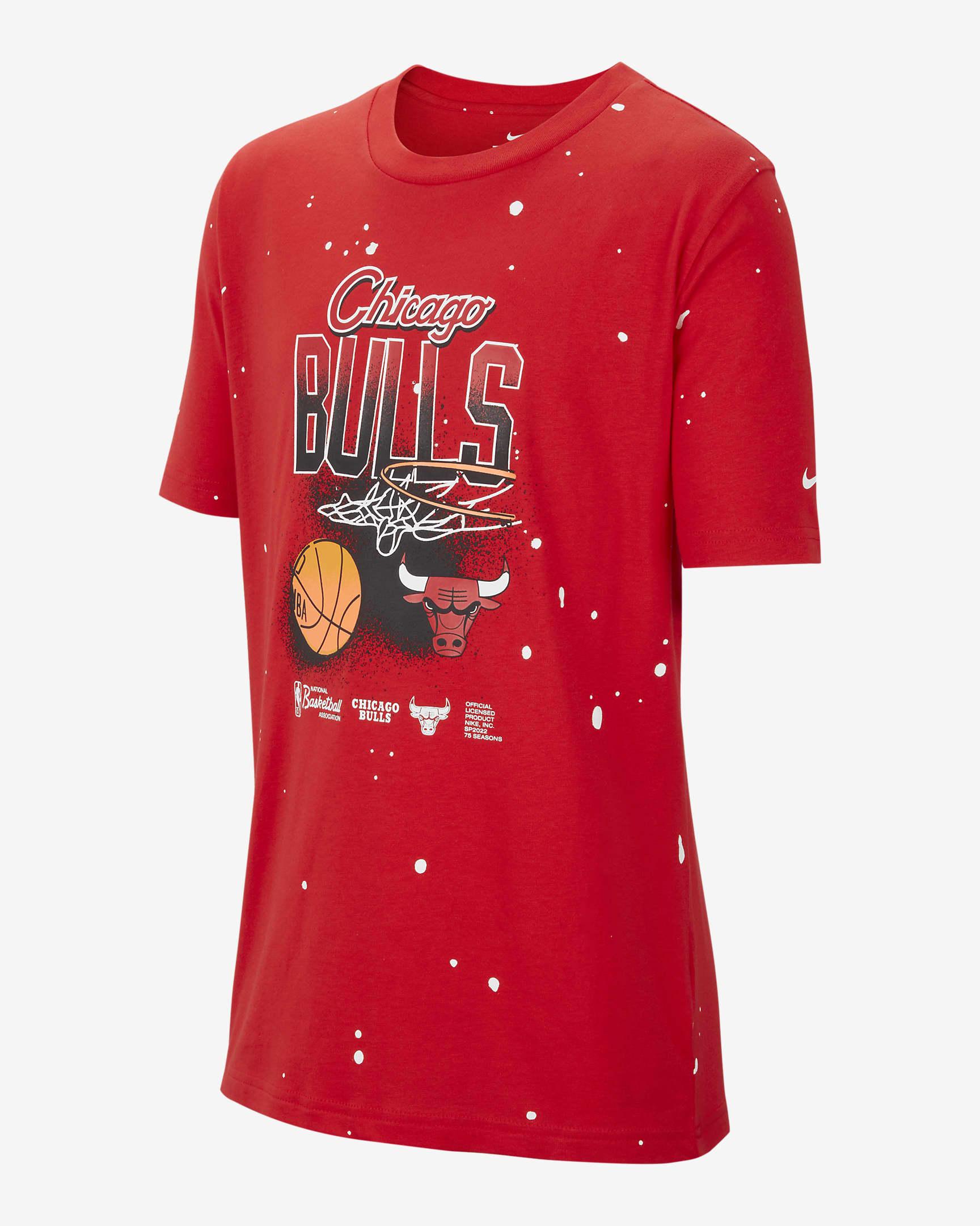 Chicago Bulls Courtside Older Kids' Nike NBA T-Shirt. Nike NL